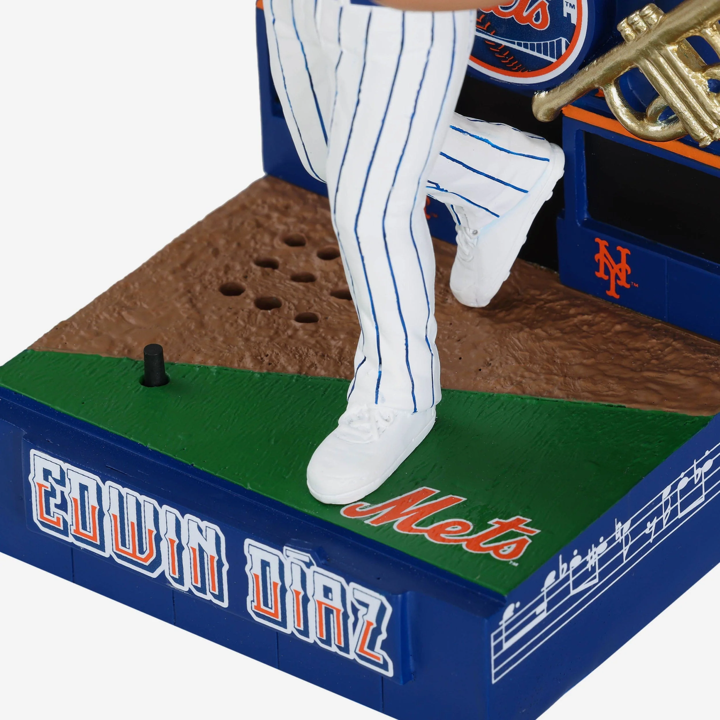 Edwin Diaz New York Mets Cue The Trumpets Entrance Music Bobblehead 4 Edwin Diaz New York Mets Cue The Trumpets Entrance Music Bobblehead