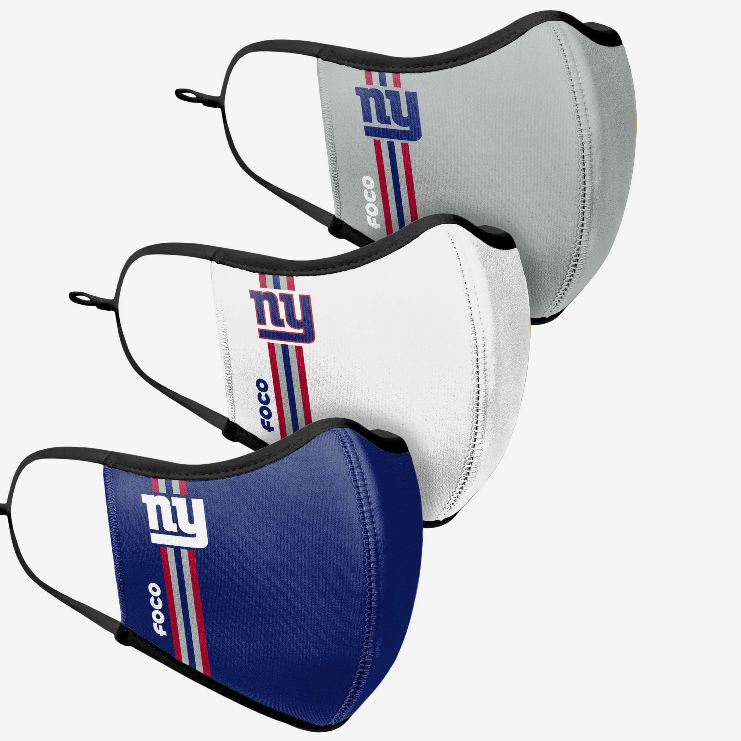 New York Giants Sport 3 Pack Face Cover 3 New York Giants Sport 3 Pack Face Cover