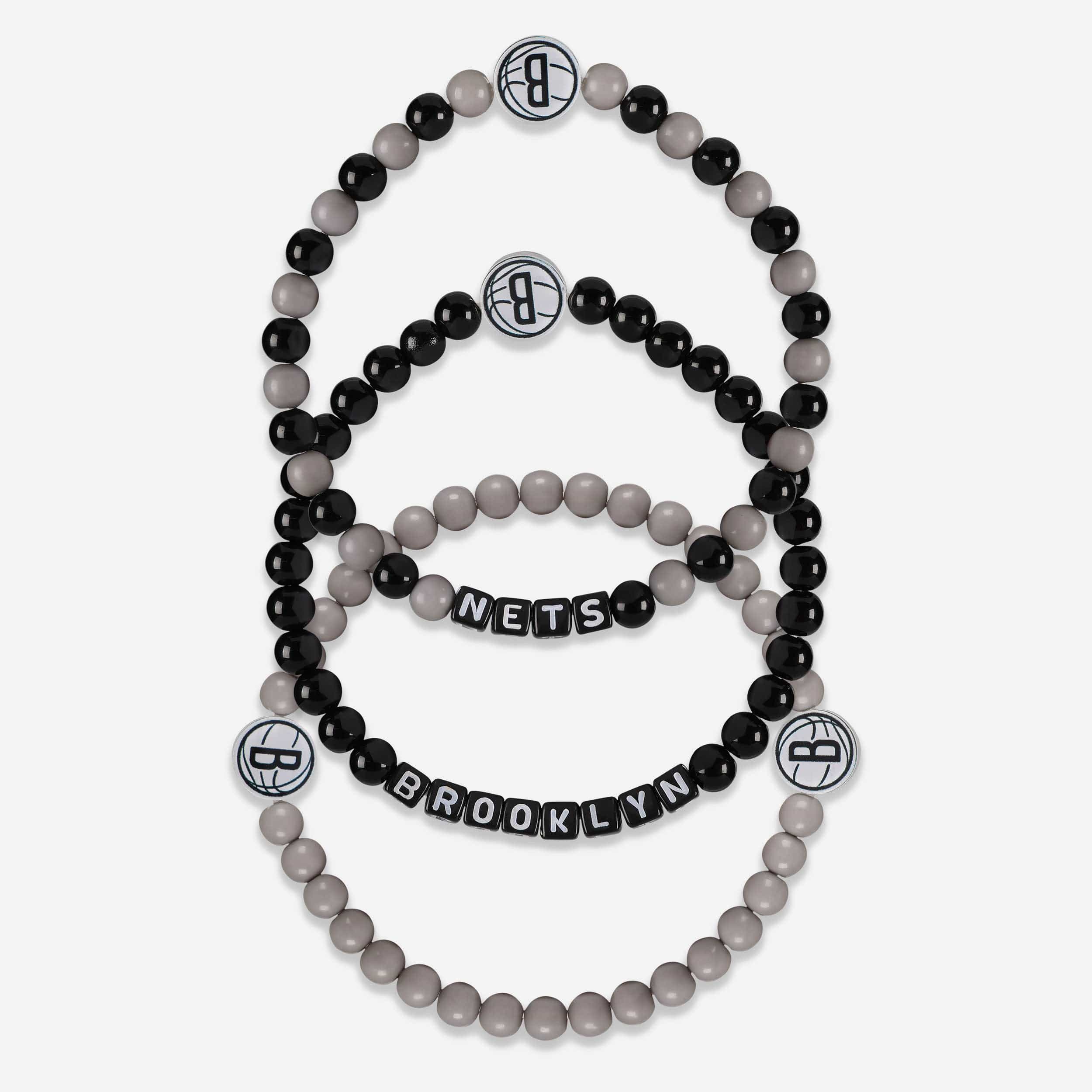 Brooklyn Nets 3 Pack Beaded Friendship Bracelet