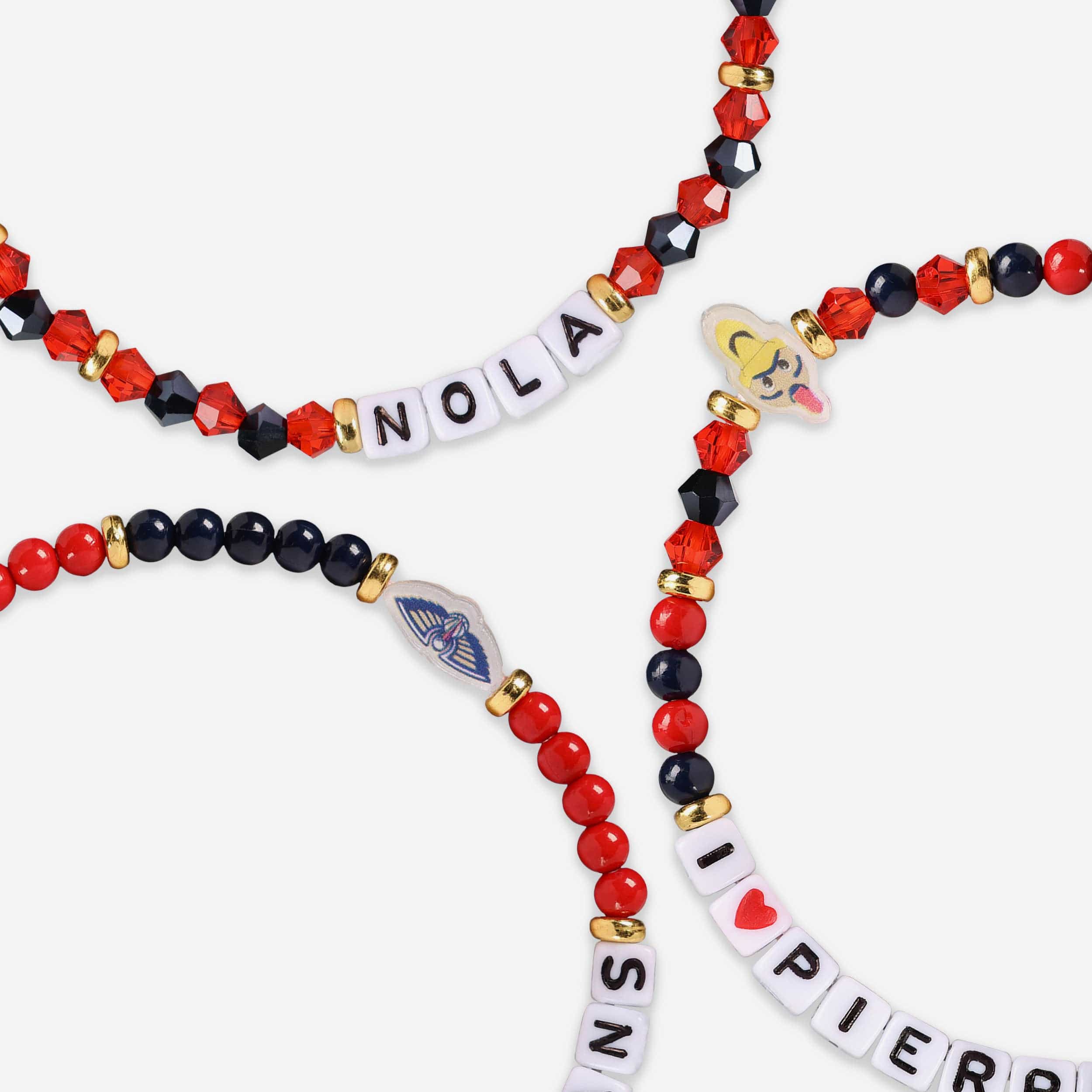 New Orleans Pelicans 3 Pack Friendship Bracelet 2 New Orleans Pelicans 3 Pack Friendship Bracelet