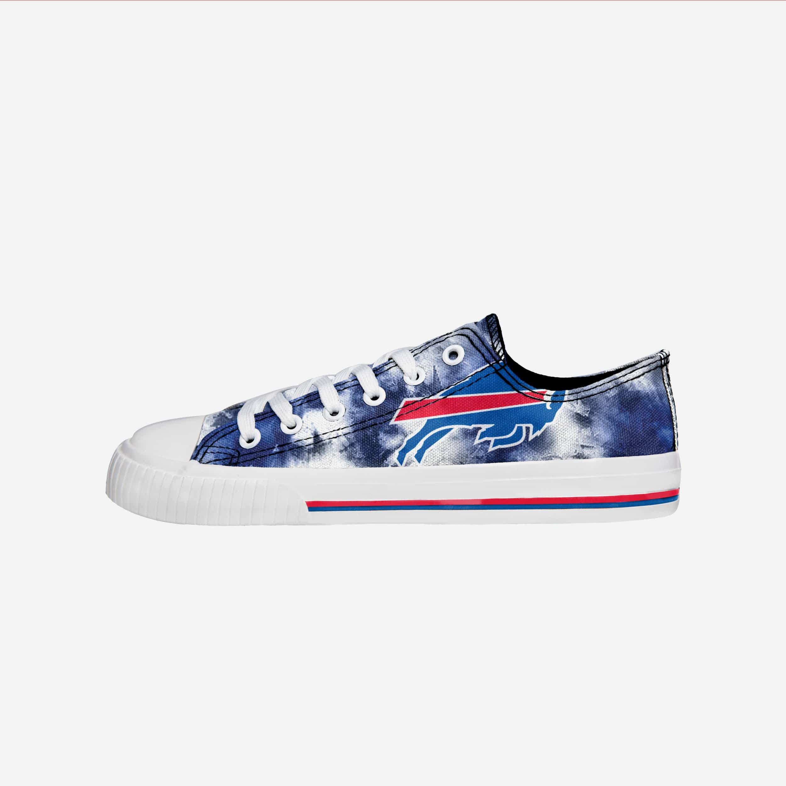 Buffalo Bills Womens Low Top Tie-Dye Canvas Shoe