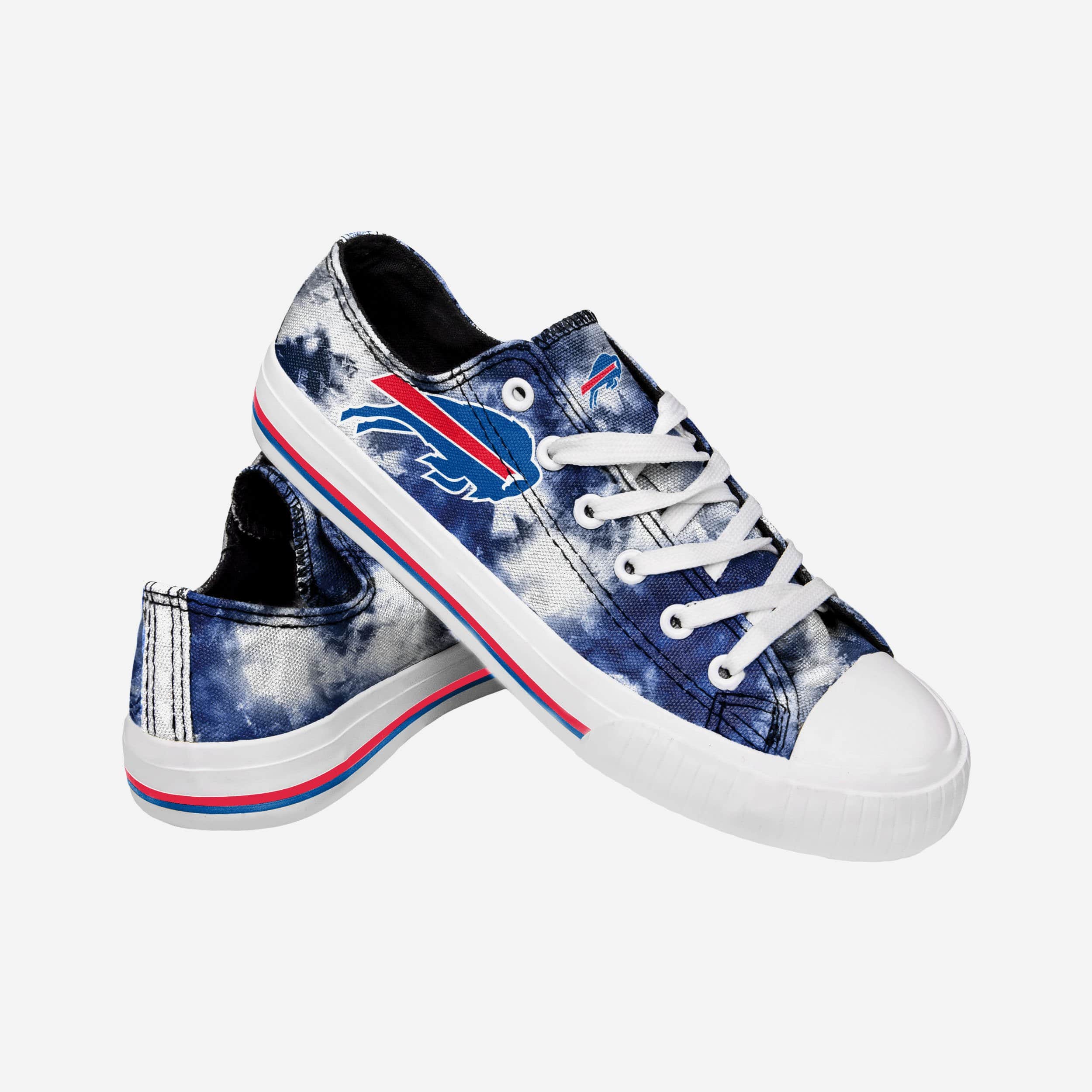 Buffalo Bills Womens Low Top Tie-Dye Canvas Shoe 2 Buffalo Bills Womens Low Top Tie-Dye Canvas Shoe