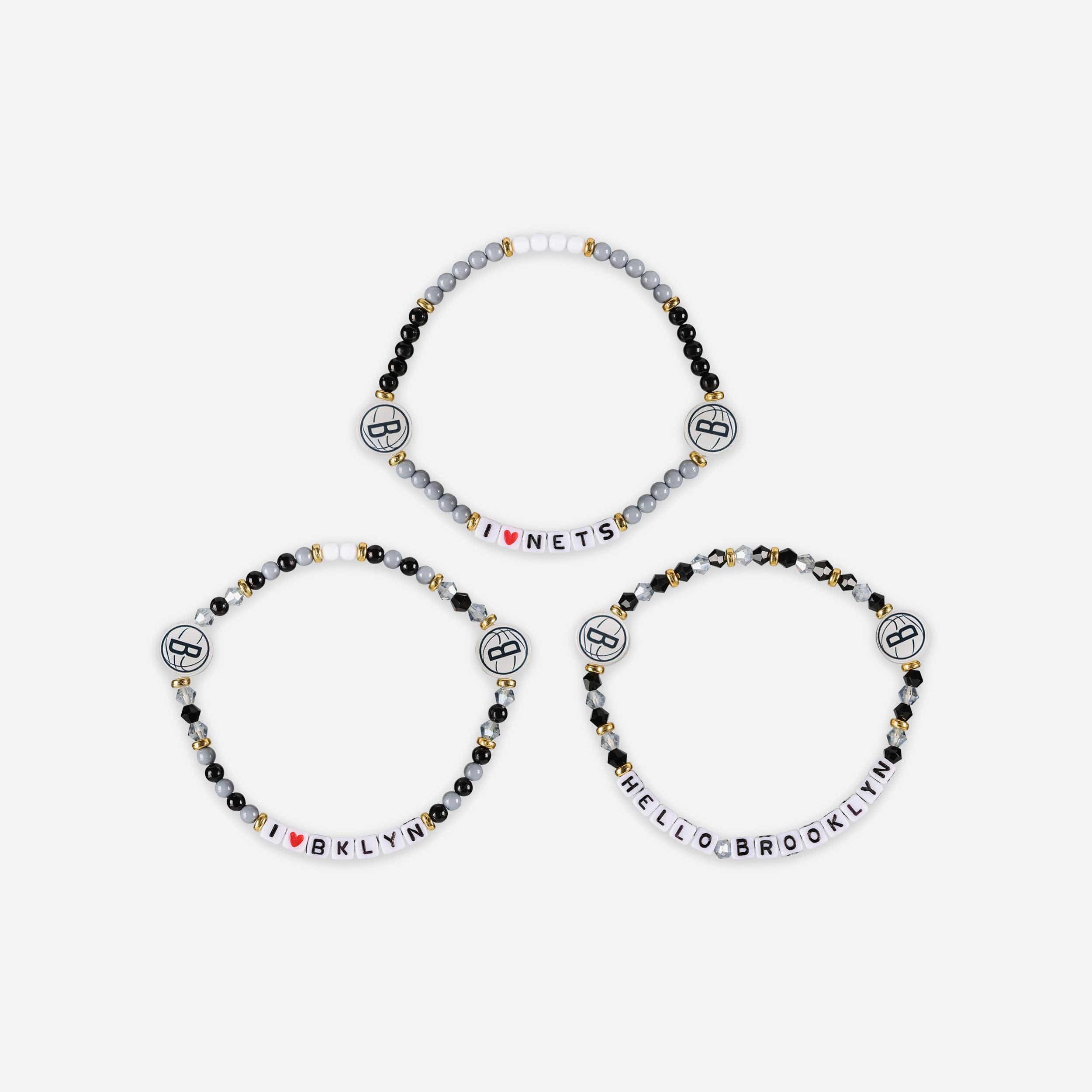 Brooklyn Nets 3 Pack Friendship Bracelet 3 Brooklyn Nets 3 Pack Friendship Bracelet