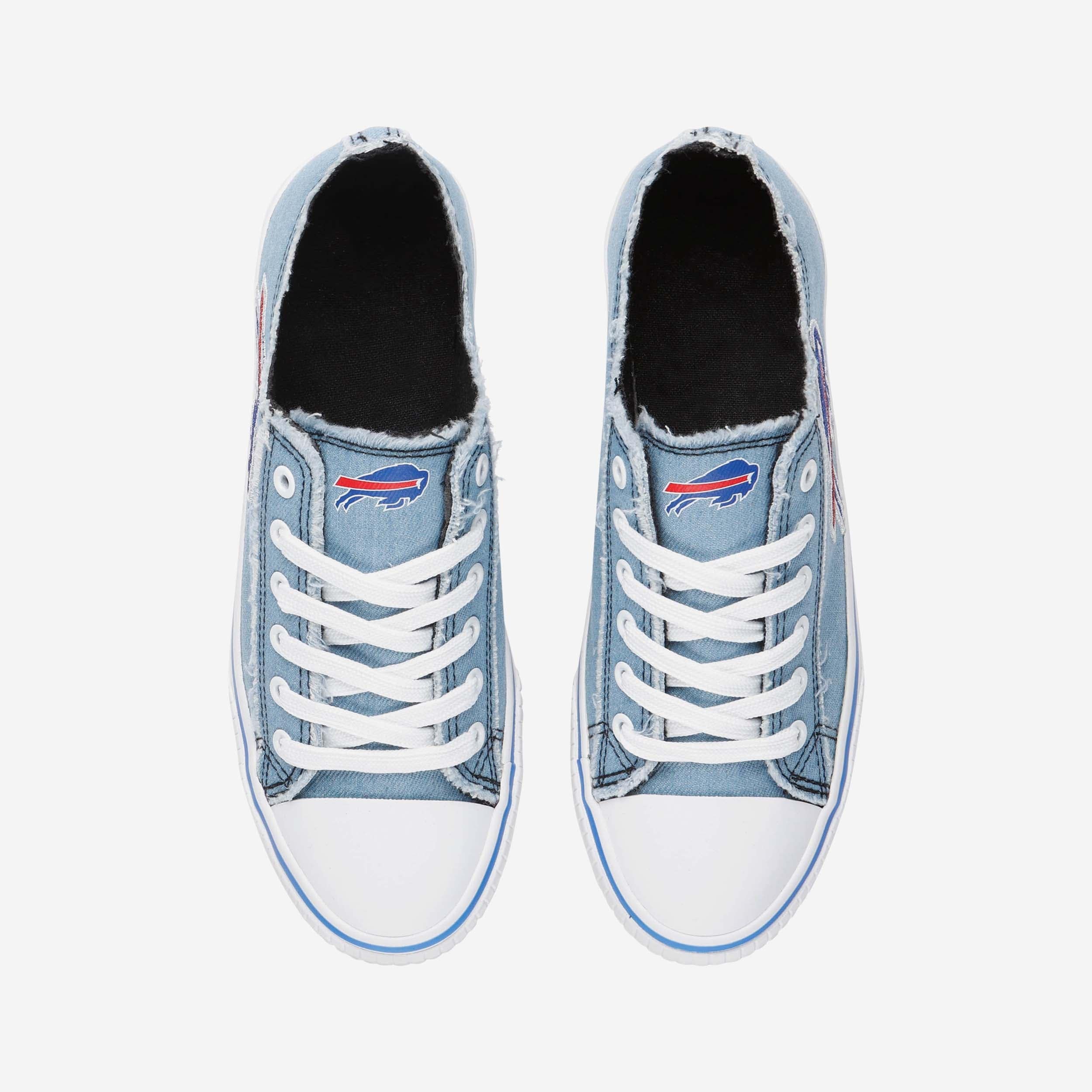 Buffalo Bills Womens Denim Low Top Canvas Shoe 5 Buffalo Bills Womens Denim Low Top Canvas Shoe