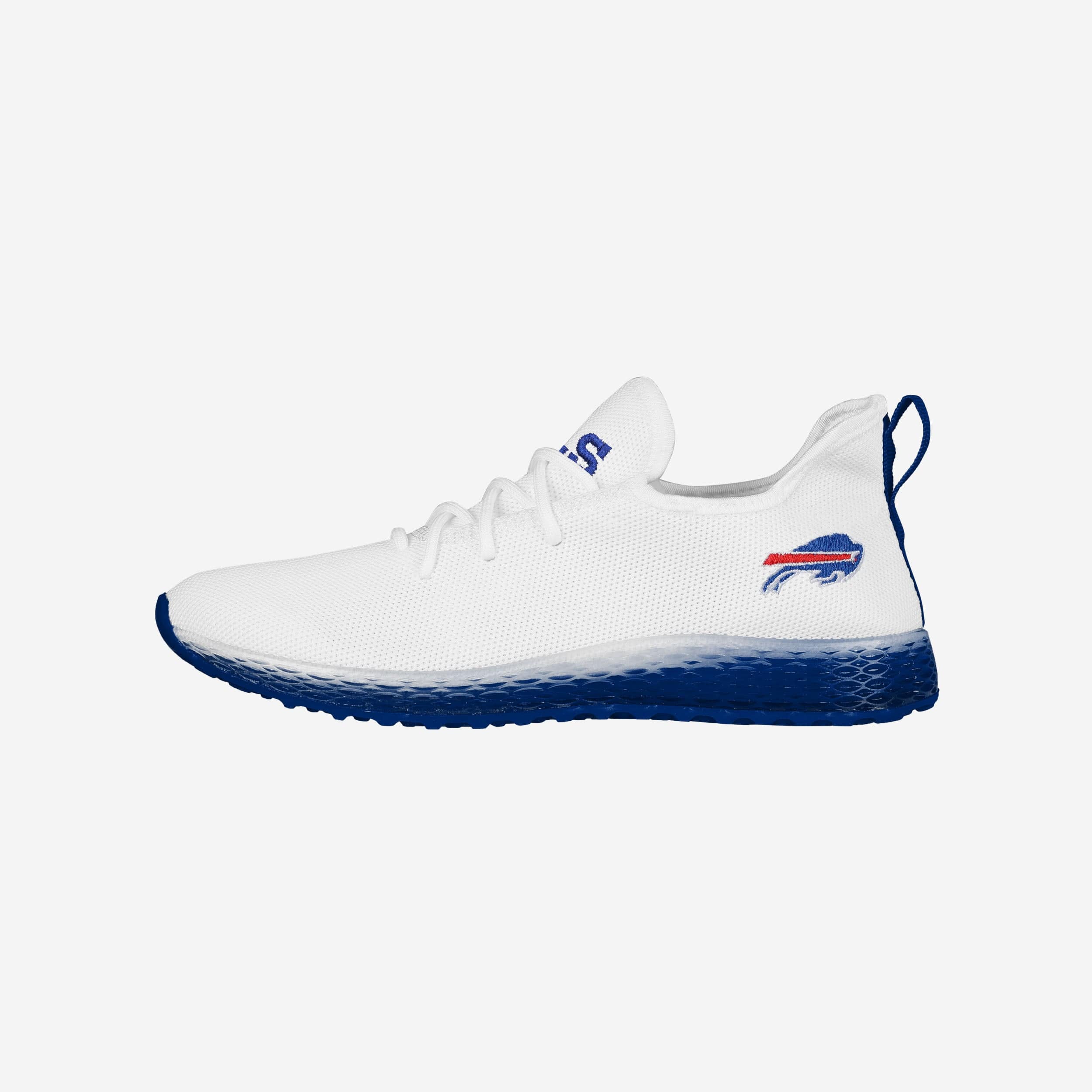 Buffalo Bills Gradient Midsole White Sneakers