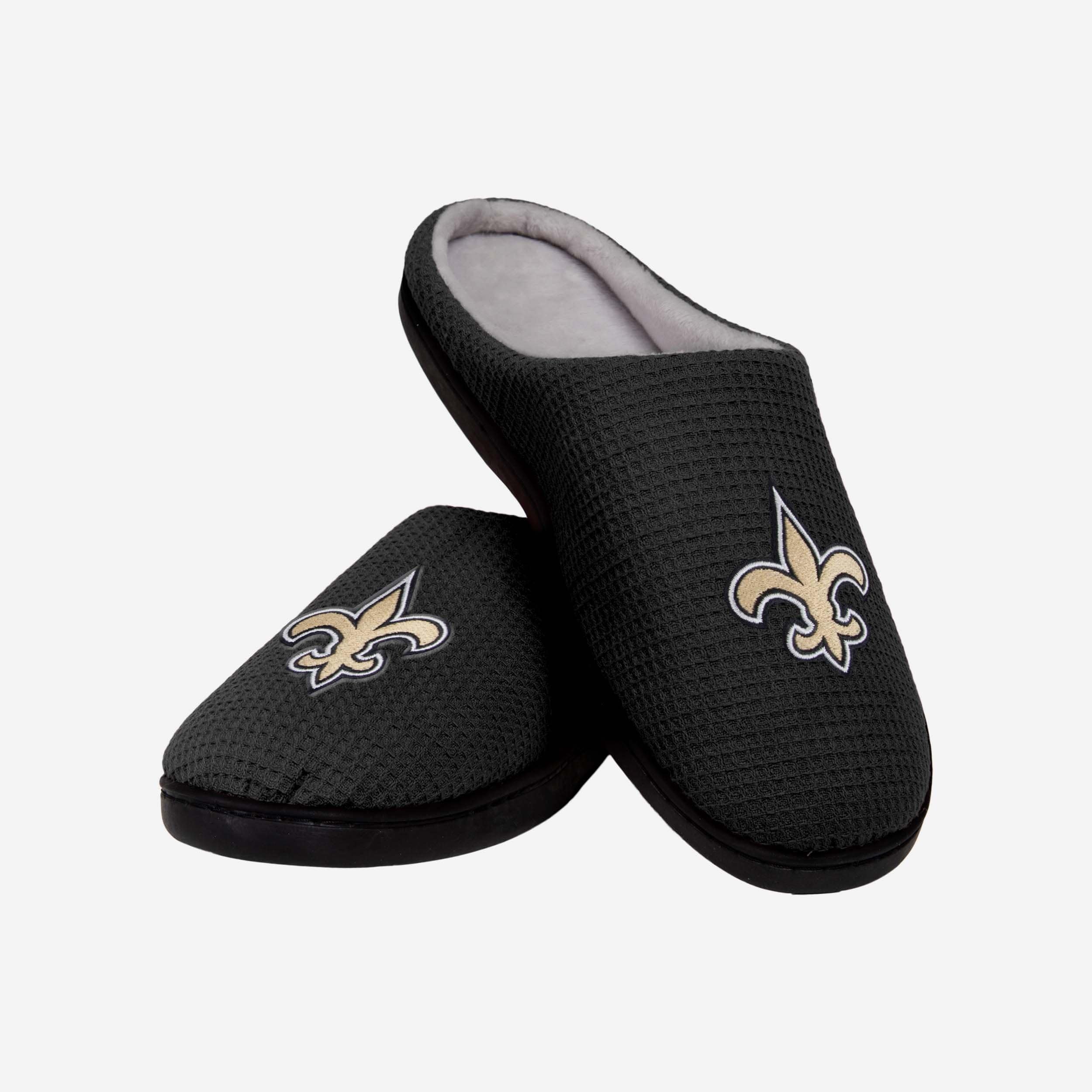 New Orleans Saints Memory Foam Slide Slipper 3 New Orleans Saints Memory Foam Slide Slipper