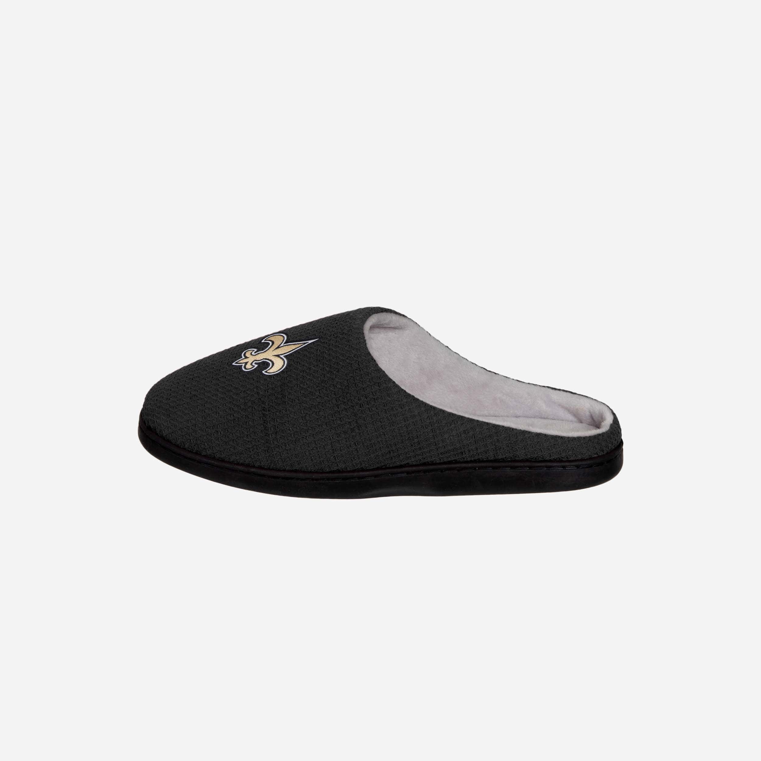 New Orleans Saints Memory Foam Slide Slipper 4 New Orleans Saints Memory Foam Slide Slipper