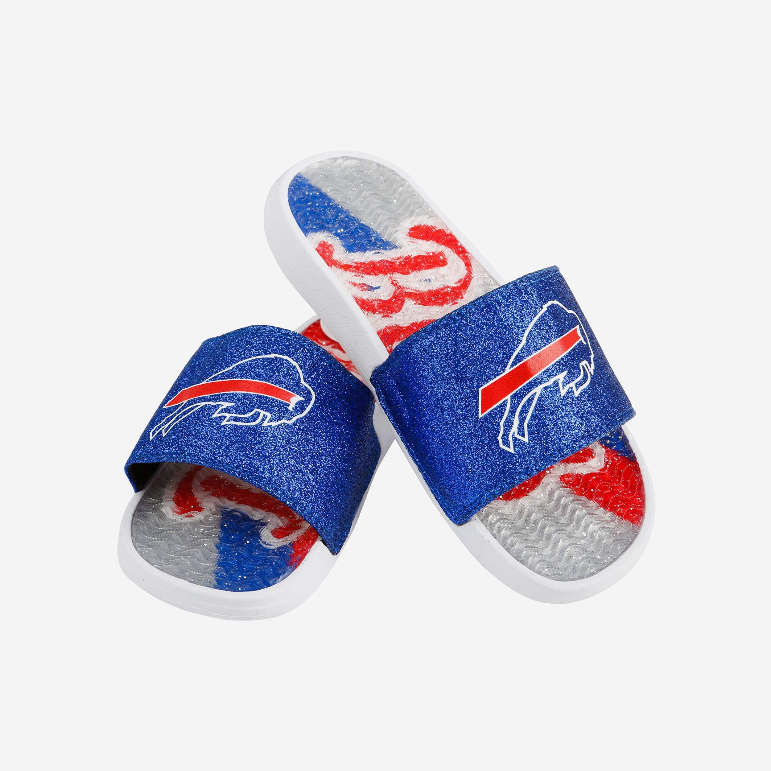 Buffalo Bills Womens Glitter Gel Slide 3 Buffalo Bills Womens Glitter Gel Slide