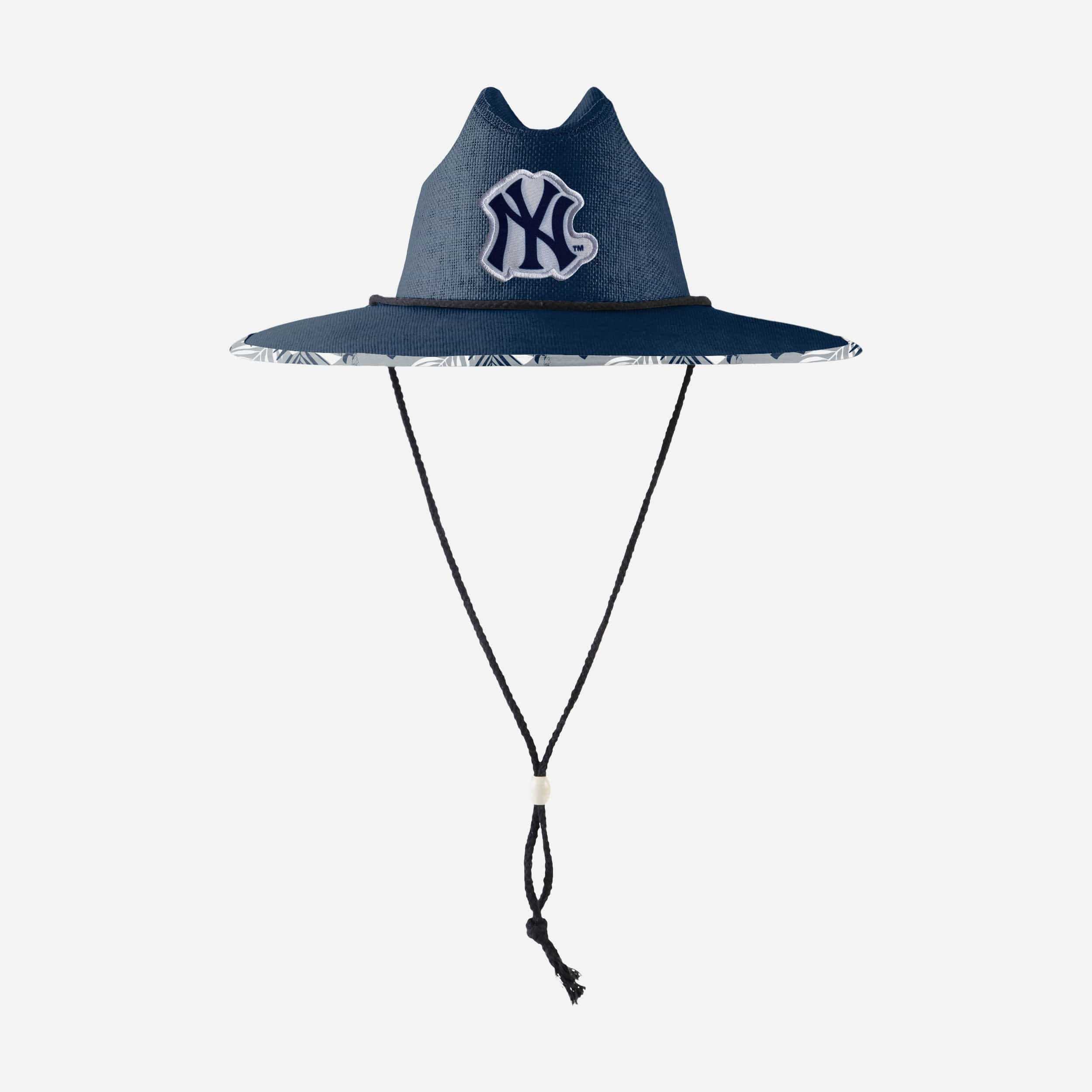 New York Yankees Team Color Straw Hat 6 New York Yankees Team Color Straw Hat