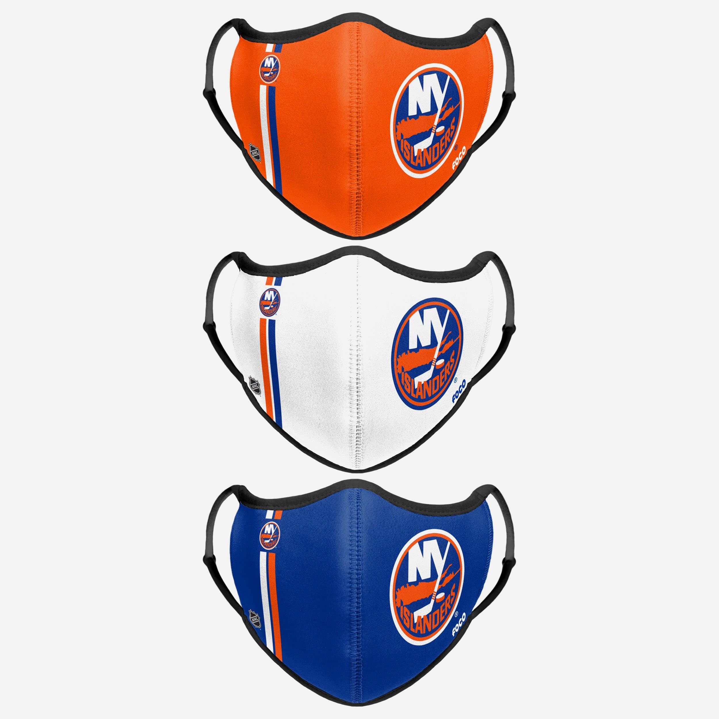 New York Islanders Sport 3 Pack Face Cover