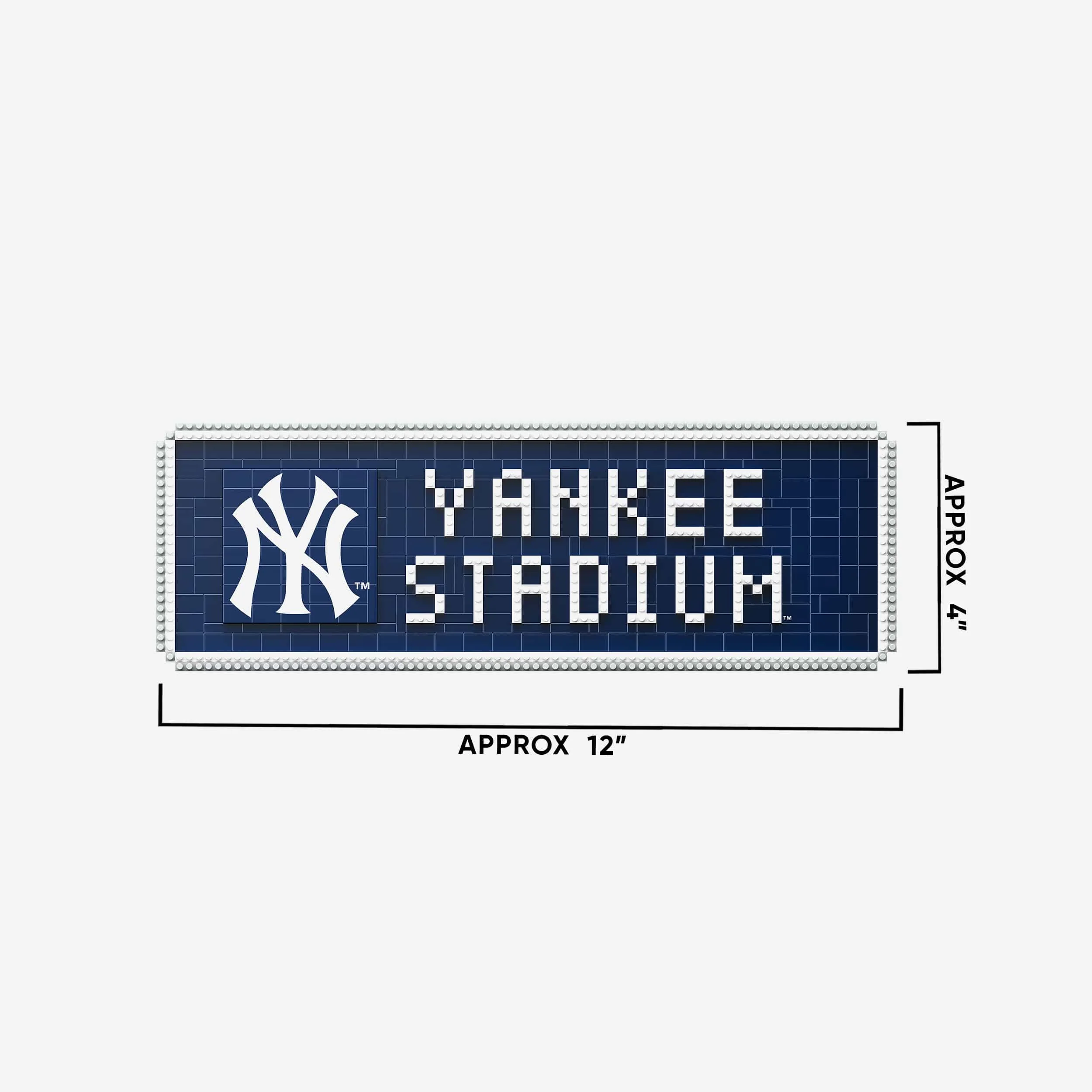 New York Yankees BRXLZ Stadium Street Sign 2 New York Yankees BRXLZ Stadium Street Sign
