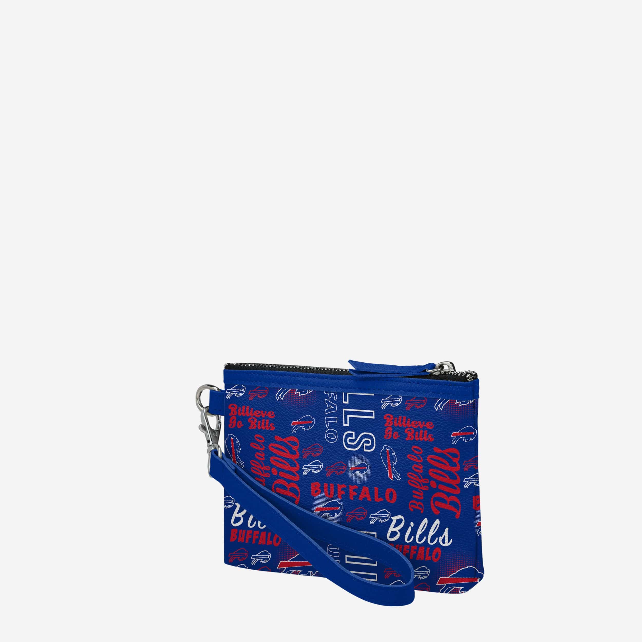 Buffalo Bills Spirited Style Printed Collection Repeat Logo Wristlet 2 Buffalo Bills Spirited Style Printed Collection Repeat Logo Wristlet