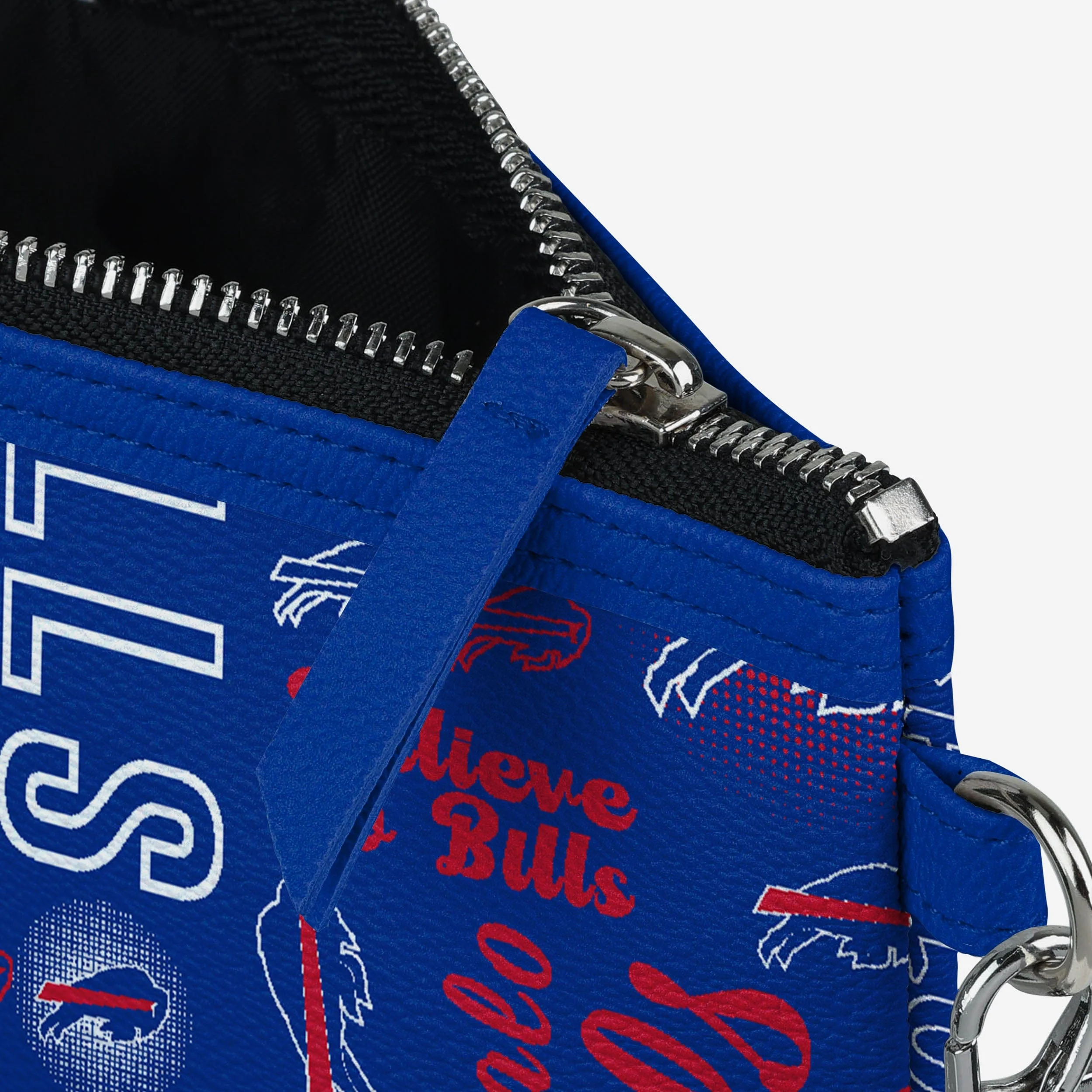 Buffalo Bills Spirited Style Printed Collection Repeat Logo Wristlet 3 Buffalo Bills Spirited Style Printed Collection Repeat Logo Wristlet