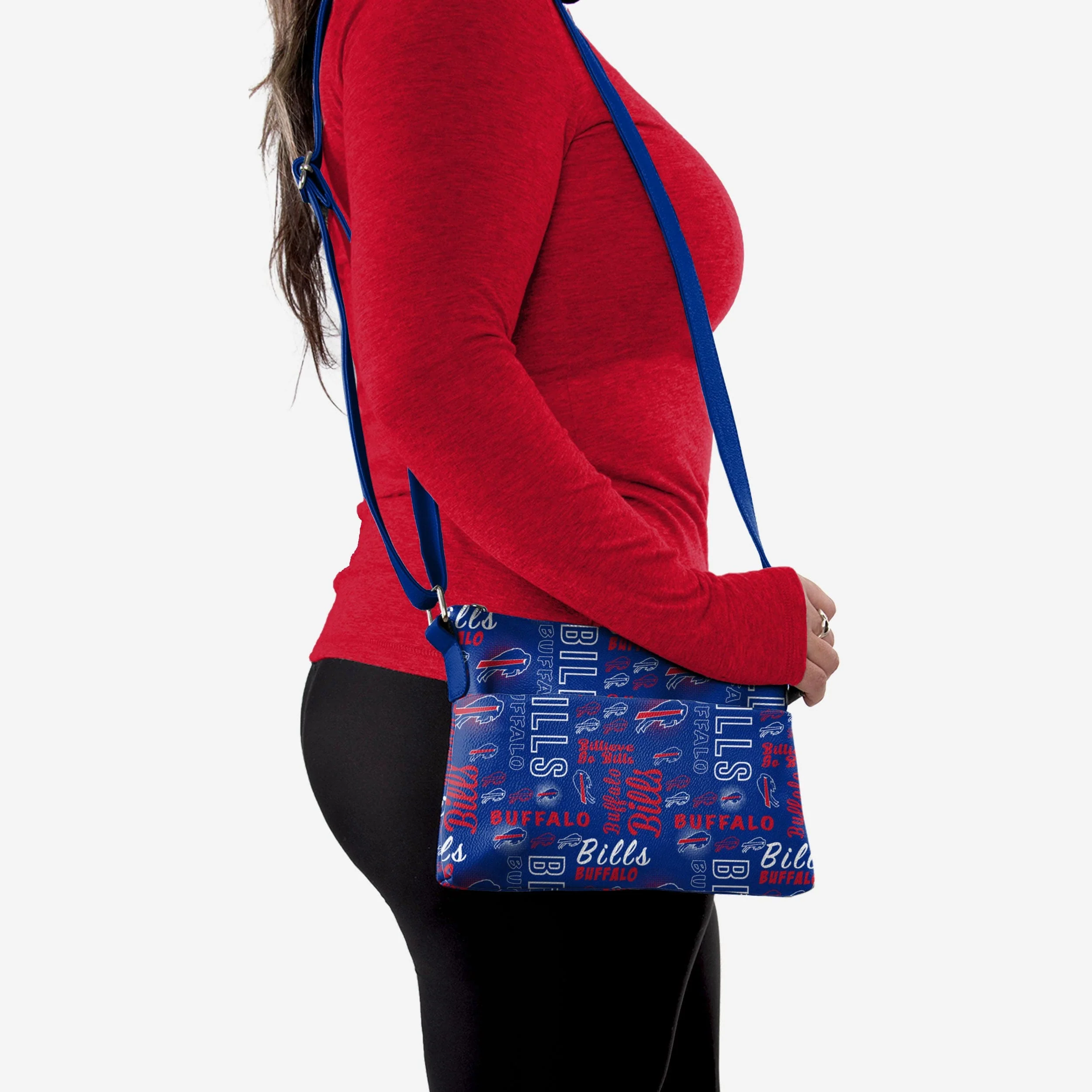 Buffalo Bills Spirited Style Printed Collection Foldover Tote Bag 2 Buffalo Bills Spirited Style Printed Collection Foldover Tote Bag