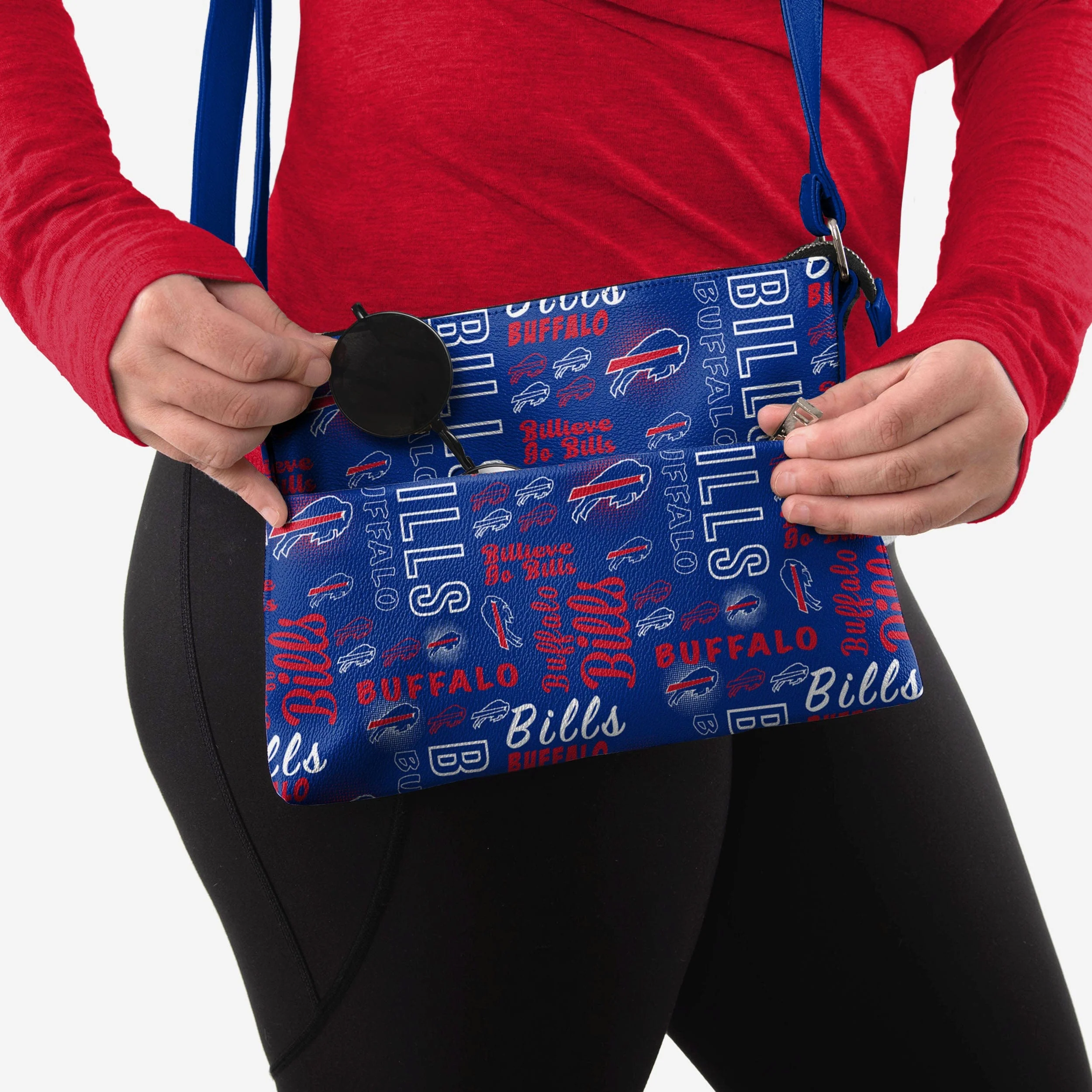 Buffalo Bills Spirited Style Printed Collection Foldover Tote Bag 3 Buffalo Bills Spirited Style Printed Collection Foldover Tote Bag