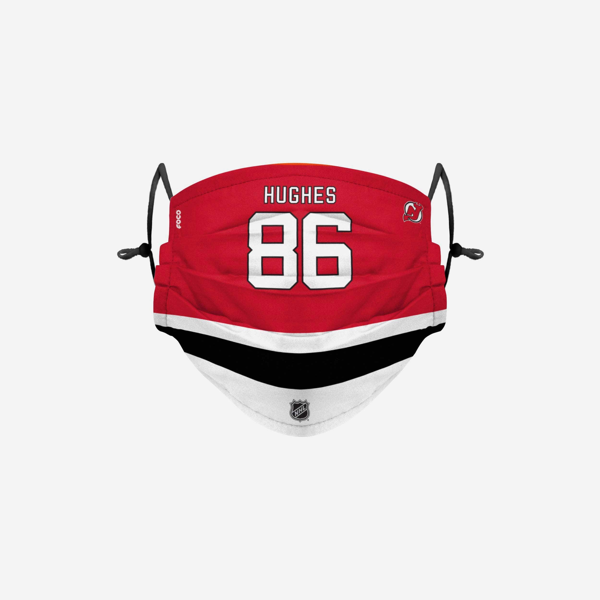 Jack Hughes New Jersey Devils Adjustable Face Cover