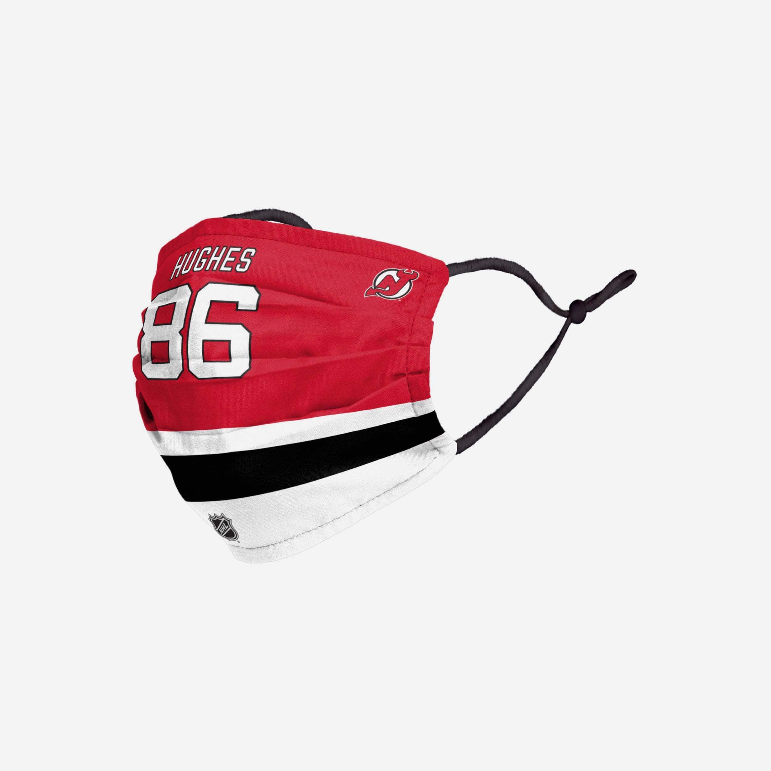 Jack Hughes New Jersey Devils Adjustable Face Cover 2 Jack Hughes New Jersey Devils Adjustable Face Cover