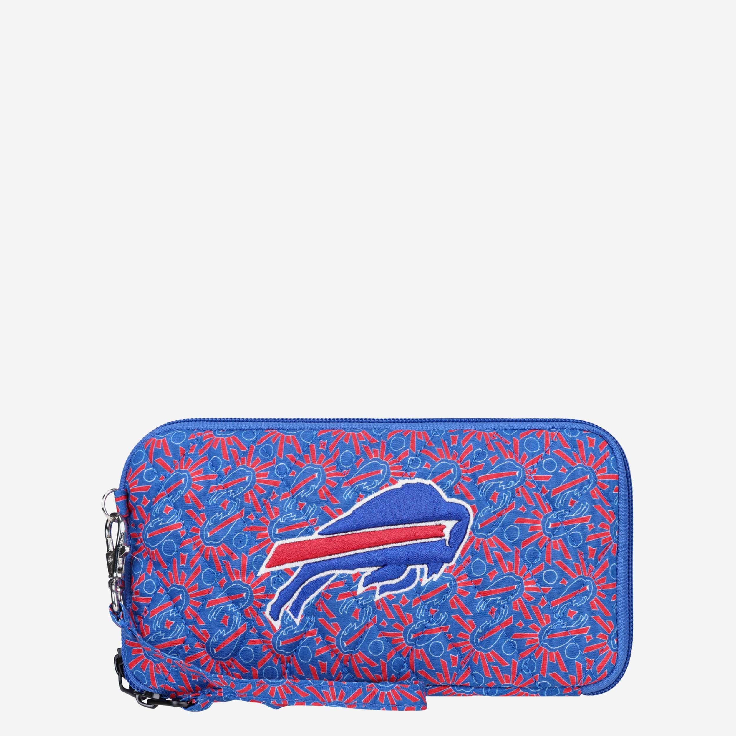 Buffalo Bills Quilted Printed Wristlet