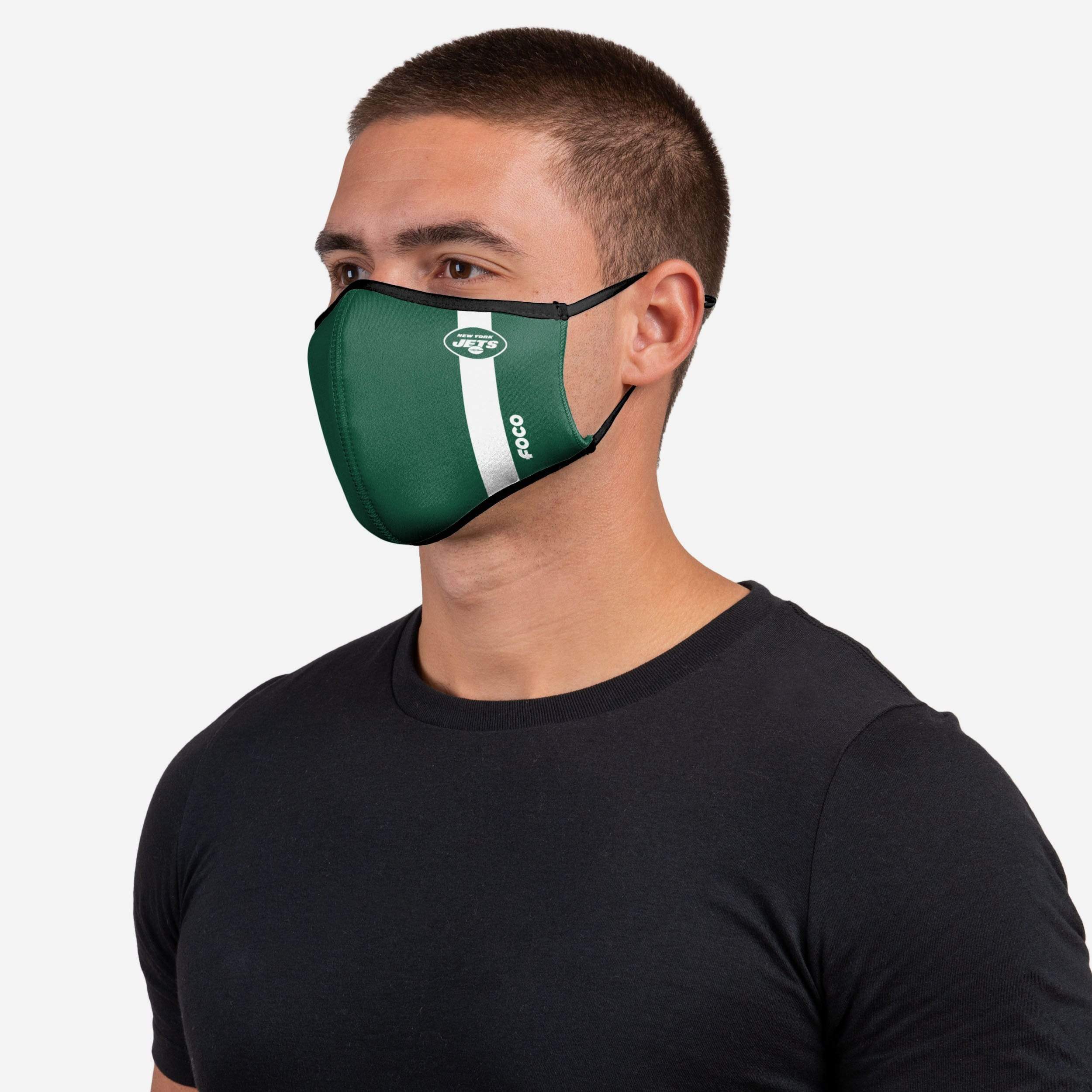 New York Jets Sport 3 Pack Face Cover 2 New York Jets Sport 3 Pack Face Cover
