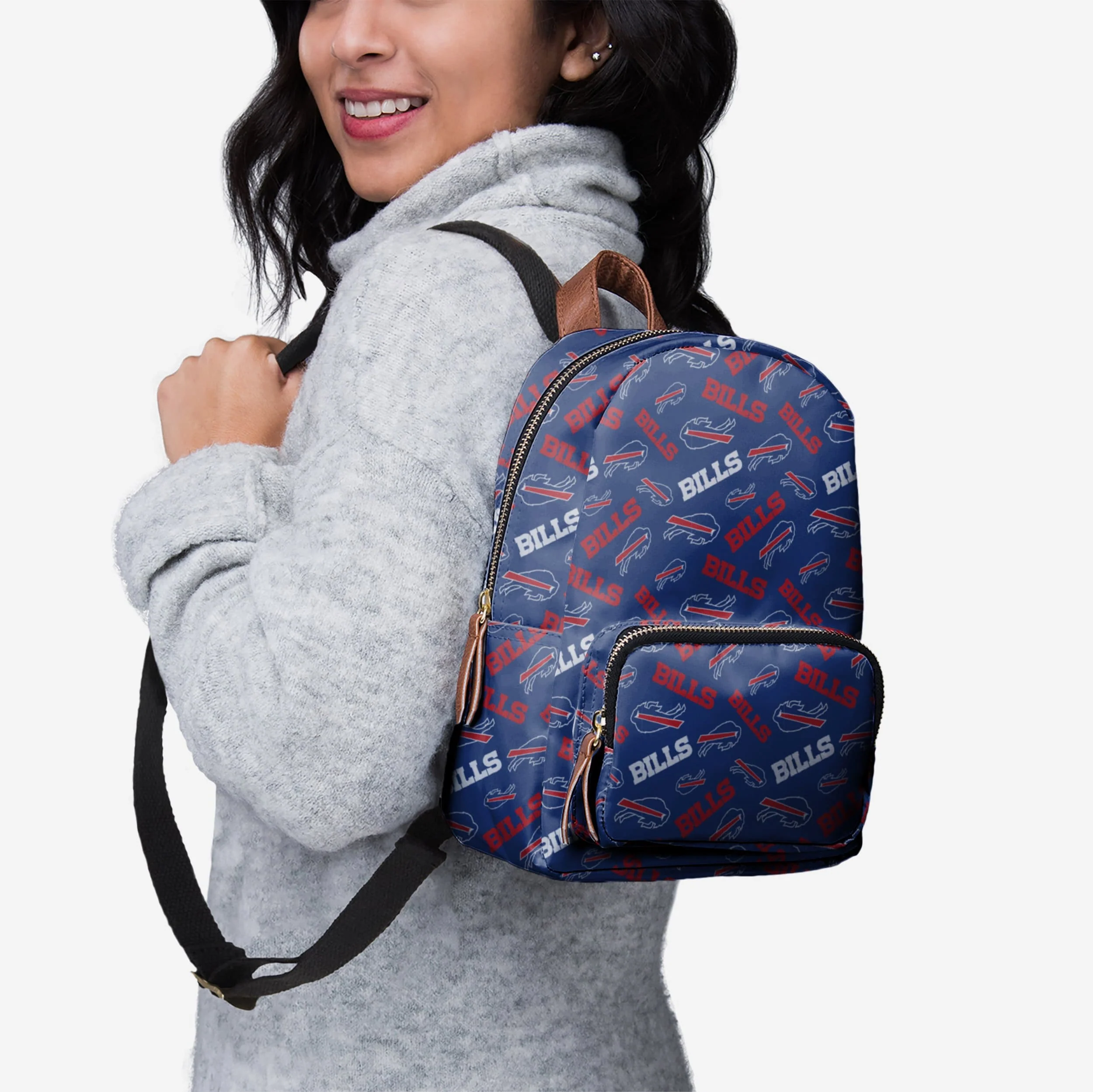 Buffalo Bills Printed Collection Mini Backpack 2 Buffalo Bills Printed Collection Mini Backpack