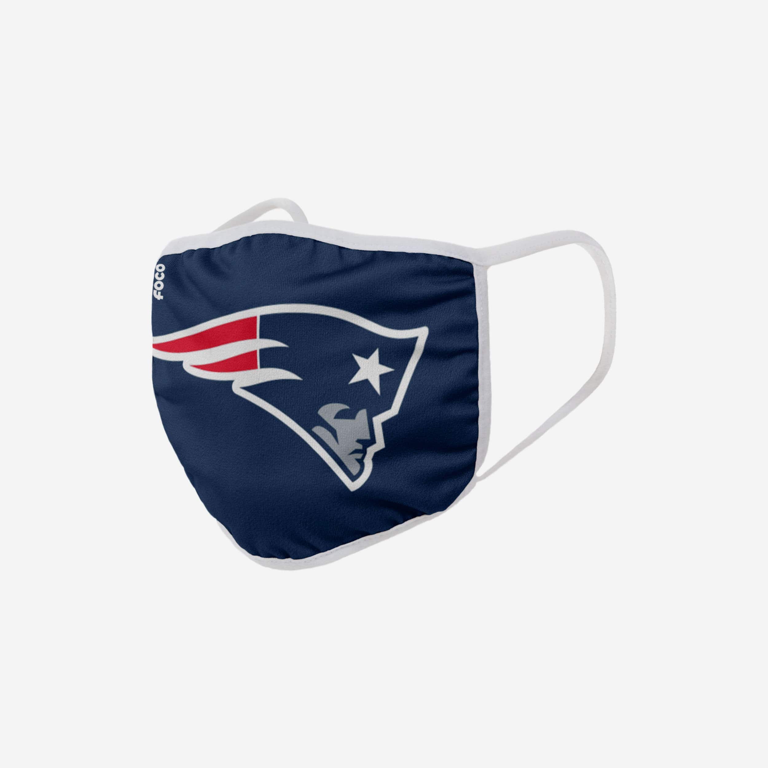 New England Patriots Solid Big Logo Face Cover