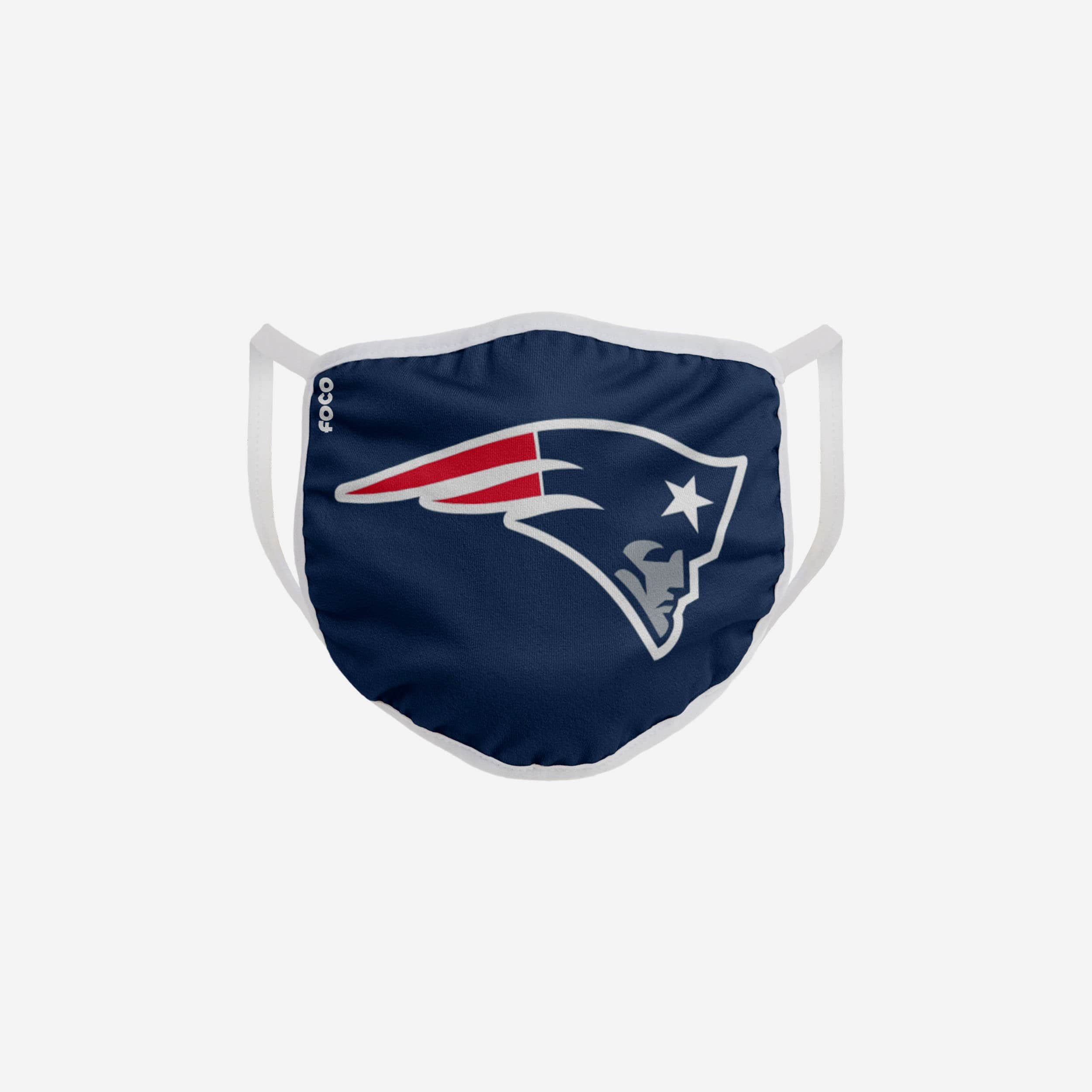 New England Patriots Solid Big Logo Face Cover 2 New England Patriots Solid Big Logo Face Cover