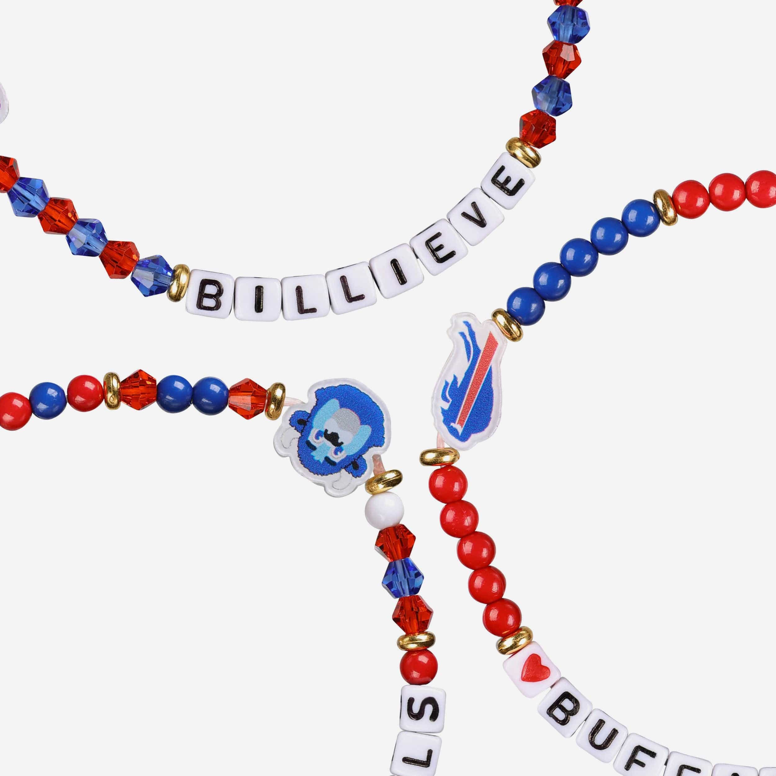 Buffalo Bills 3 Pack Friendship Bracelet 2 Buffalo Bills 3 Pack Friendship Bracelet