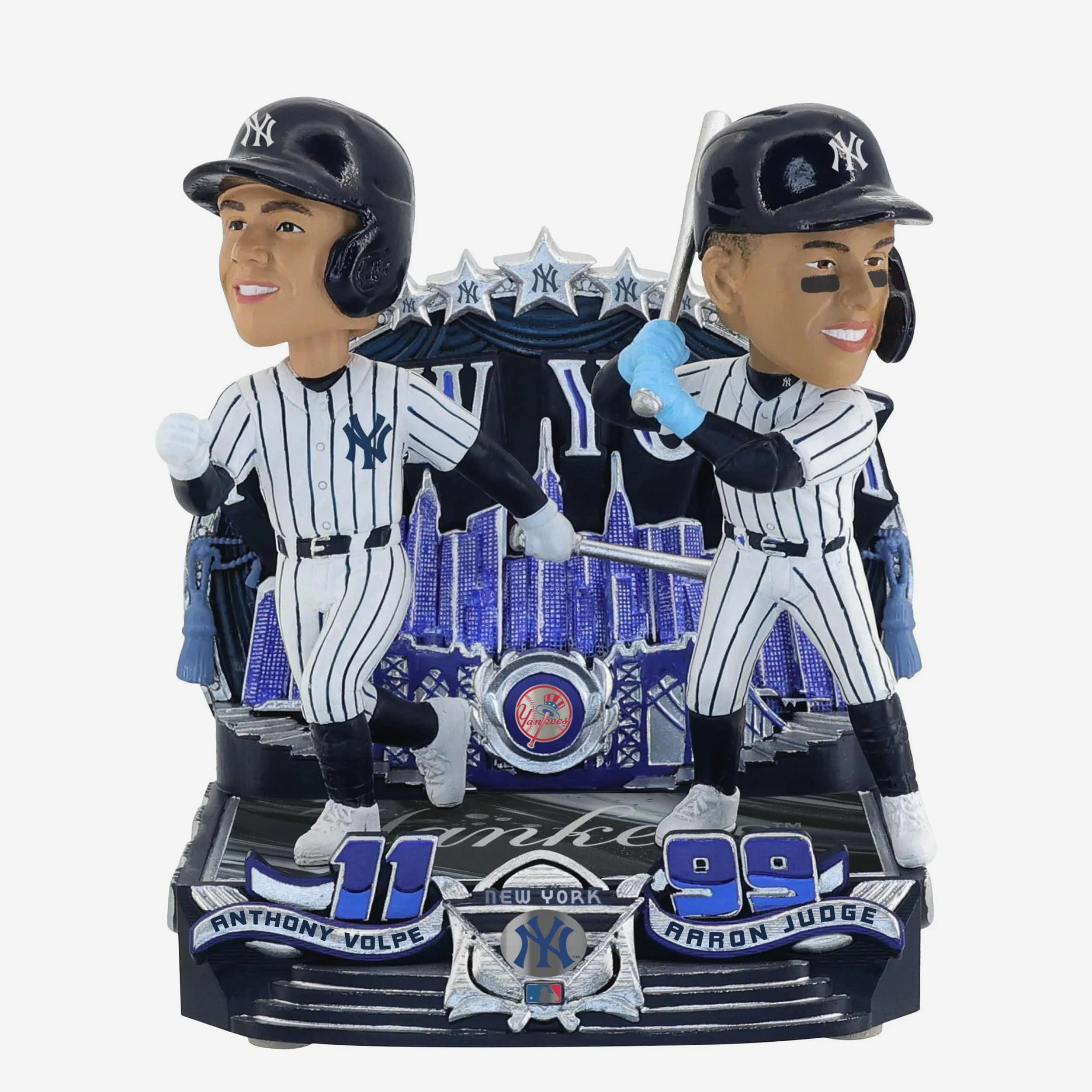 Aaron Judge & Anthony Volpe New York Yankees Bobblemate Mini Dual Bobblehead