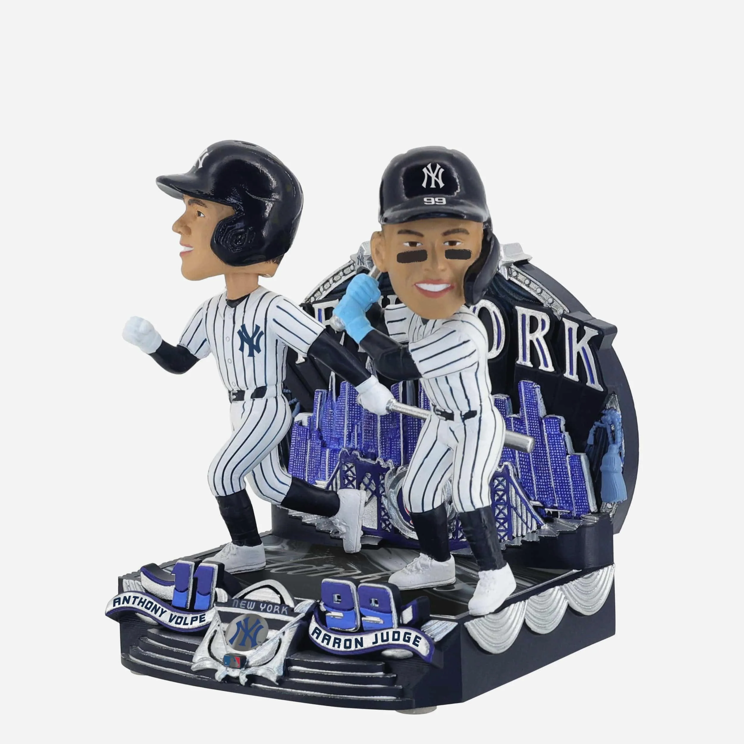 Aaron Judge & Anthony Volpe New York Yankees Bobblemate Mini Dual Bobblehead 5 Aaron Judge & Anthony Volpe New York Yankees Bobblemate Mini Dual Bobblehead