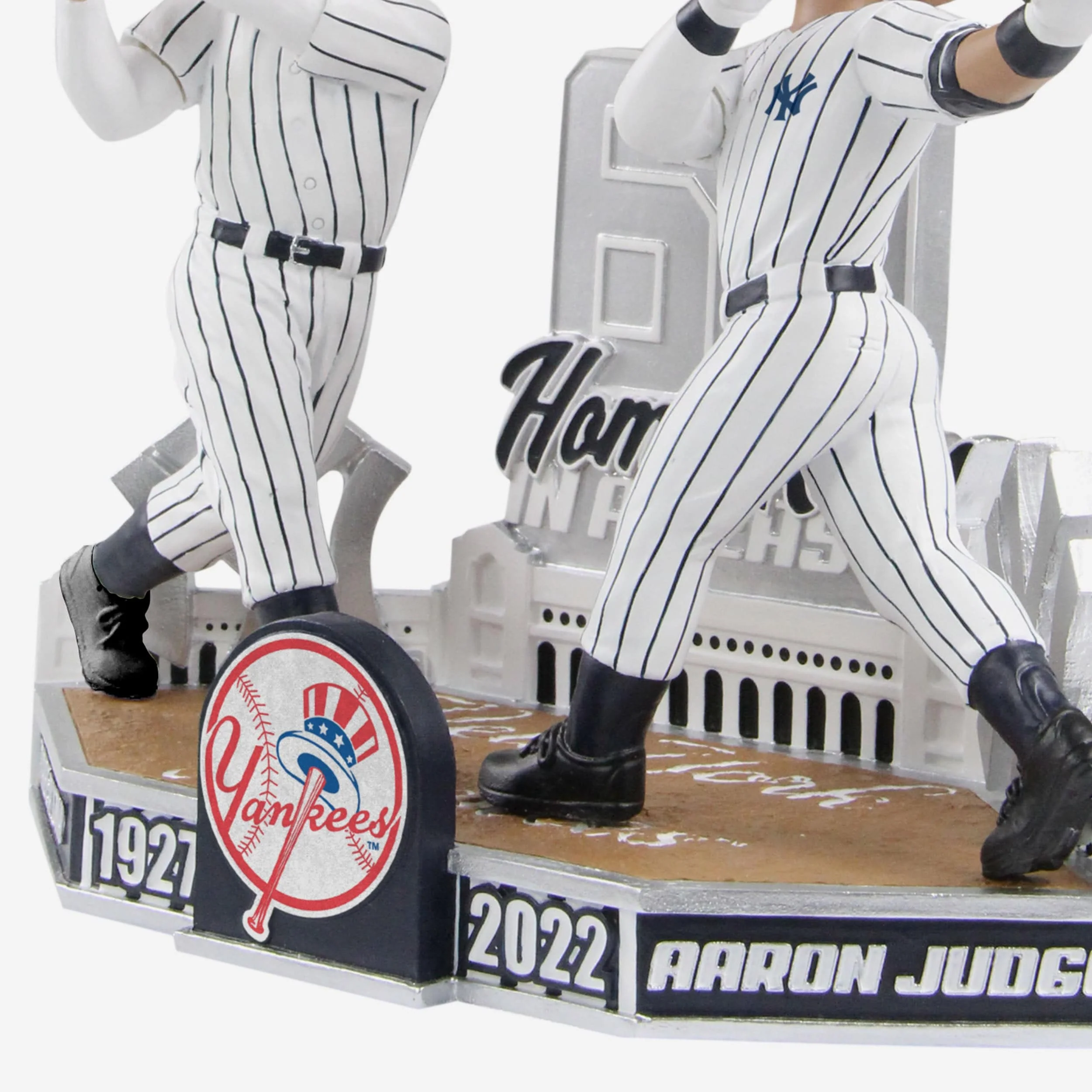 Aaron Judge & Babe Ruth New York Yankees 60 Home Run Club Dual Bobblehead 4 Aaron Judge & Babe Ruth New York Yankees 60 Home Run Club Dual Bobblehead