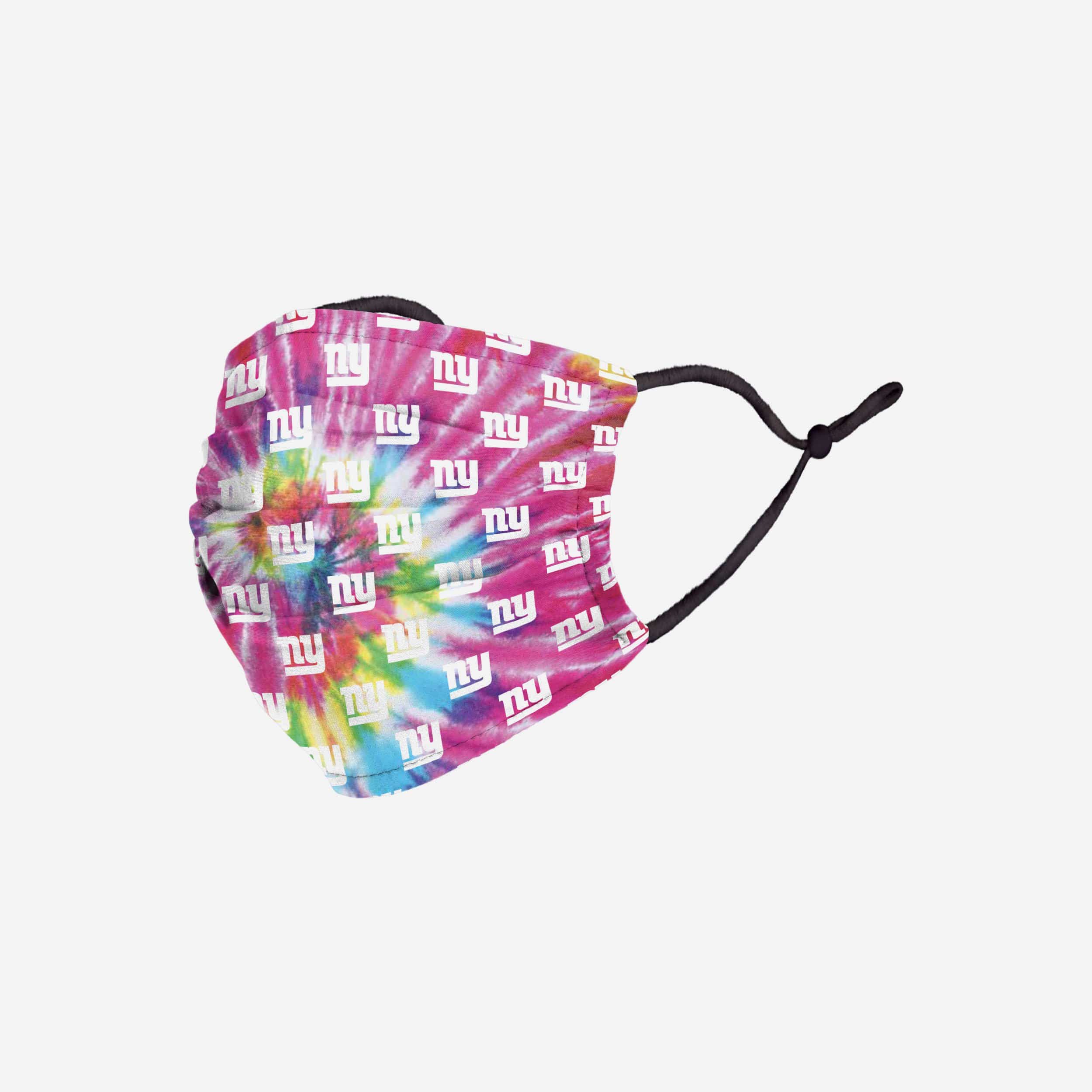 New York Giants Pastel Tie-Dye Adjustable Face Cover 2 New York Giants Pastel Tie-Dye Adjustable Face Cover