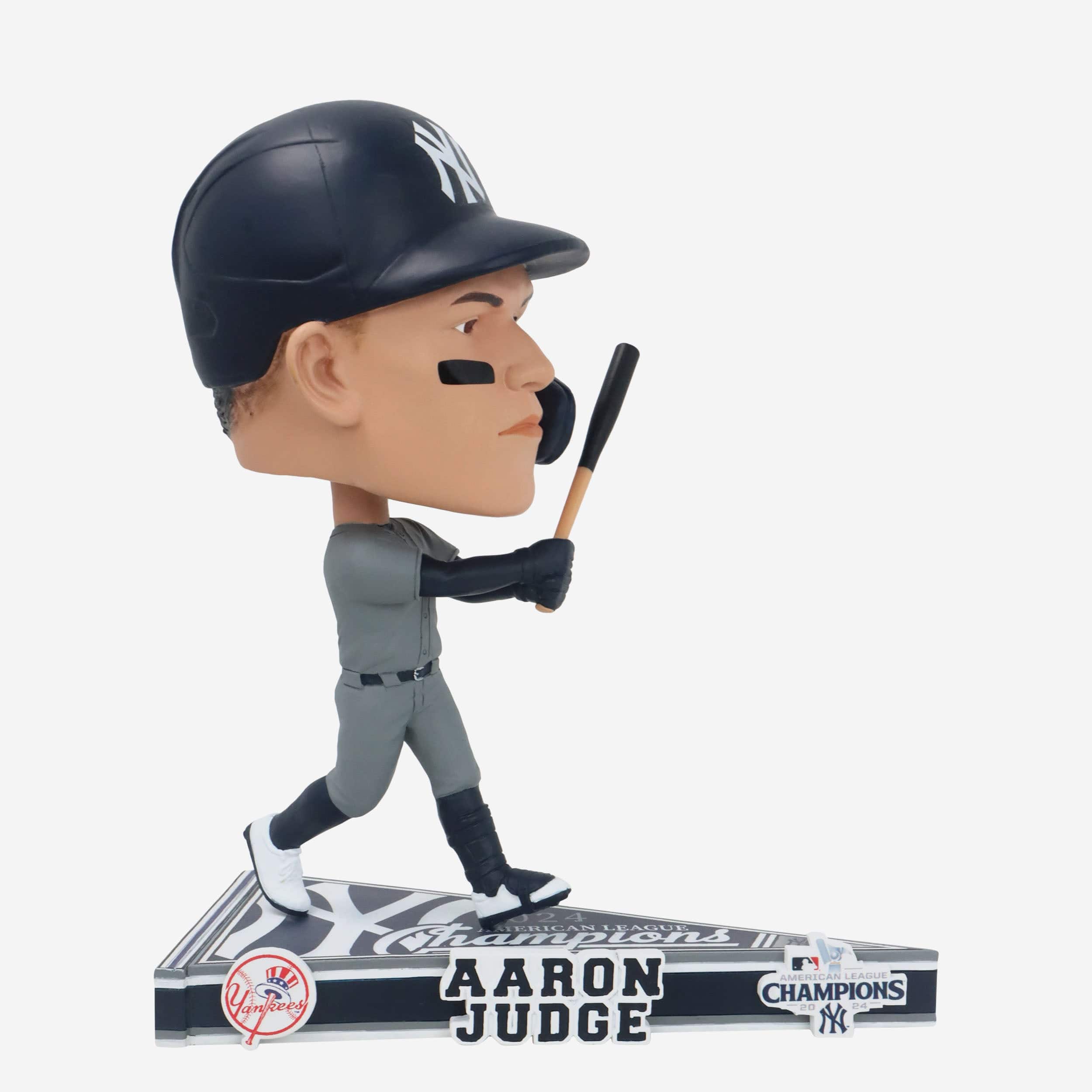 Aaron Judge New York Yankees 2024 American League Champions Pennant Base Bighead Bobblehead