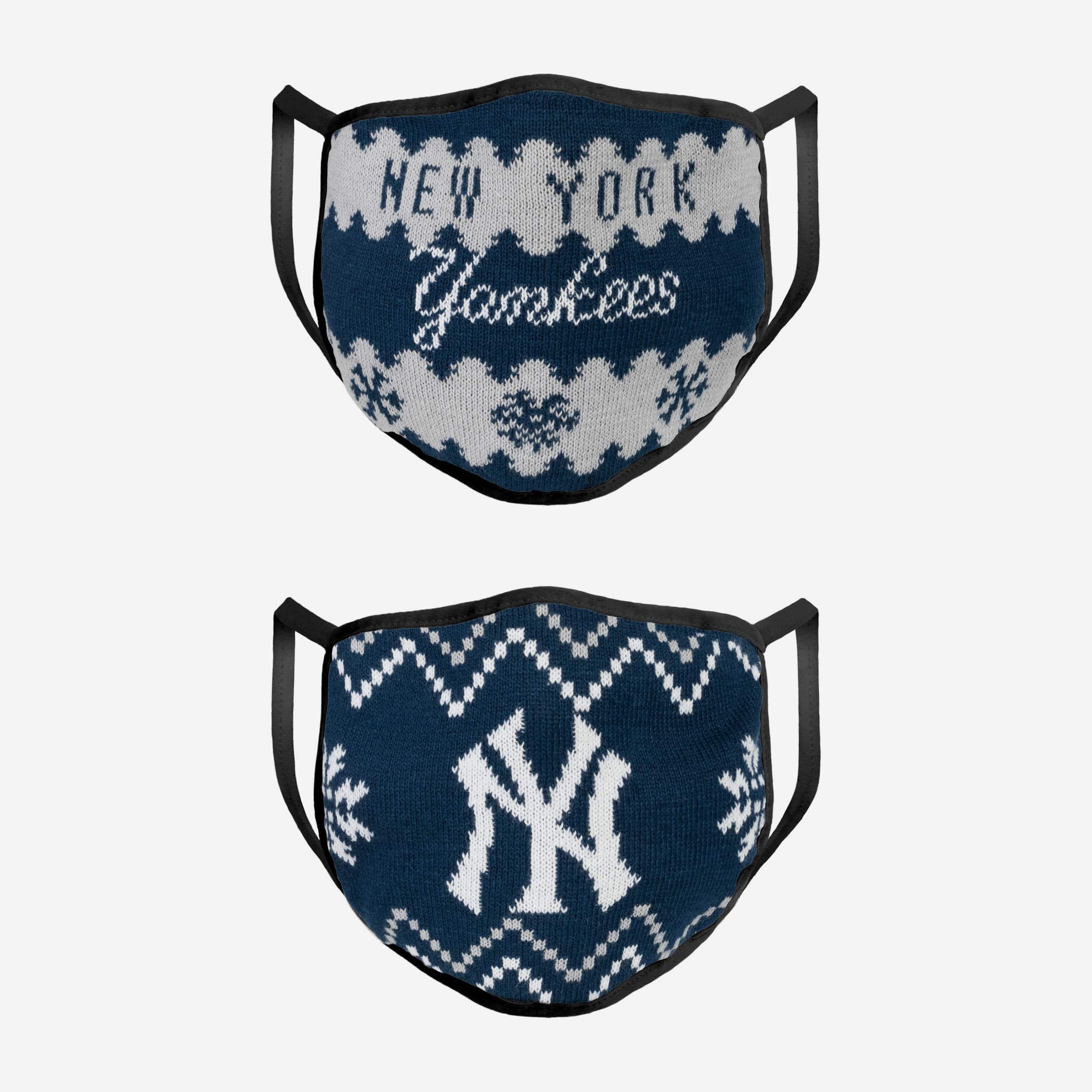 New York Yankees Knit 2 Pack Face Cover