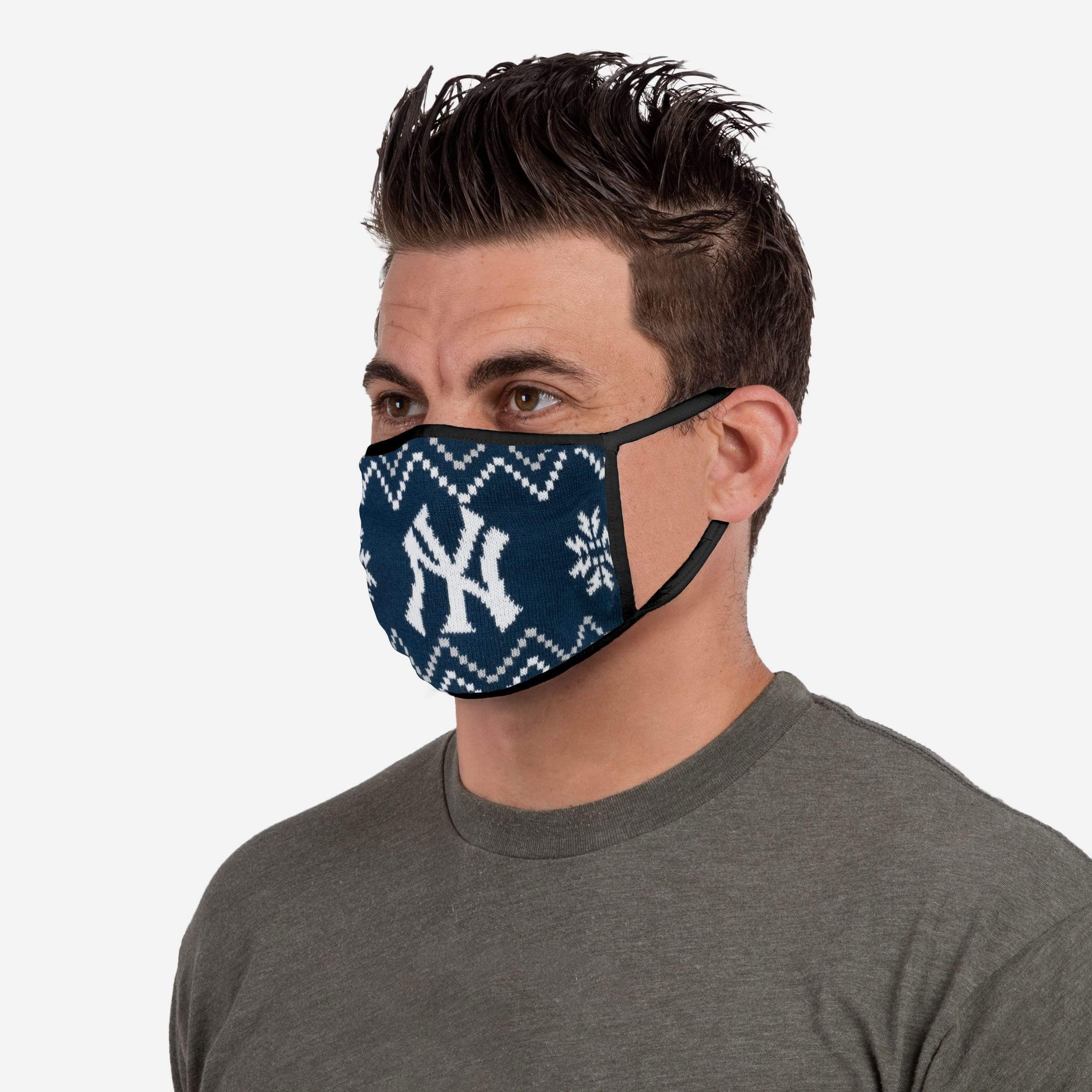 New York Yankees Knit 2 Pack Face Cover 3 New York Yankees Knit 2 Pack Face Cover