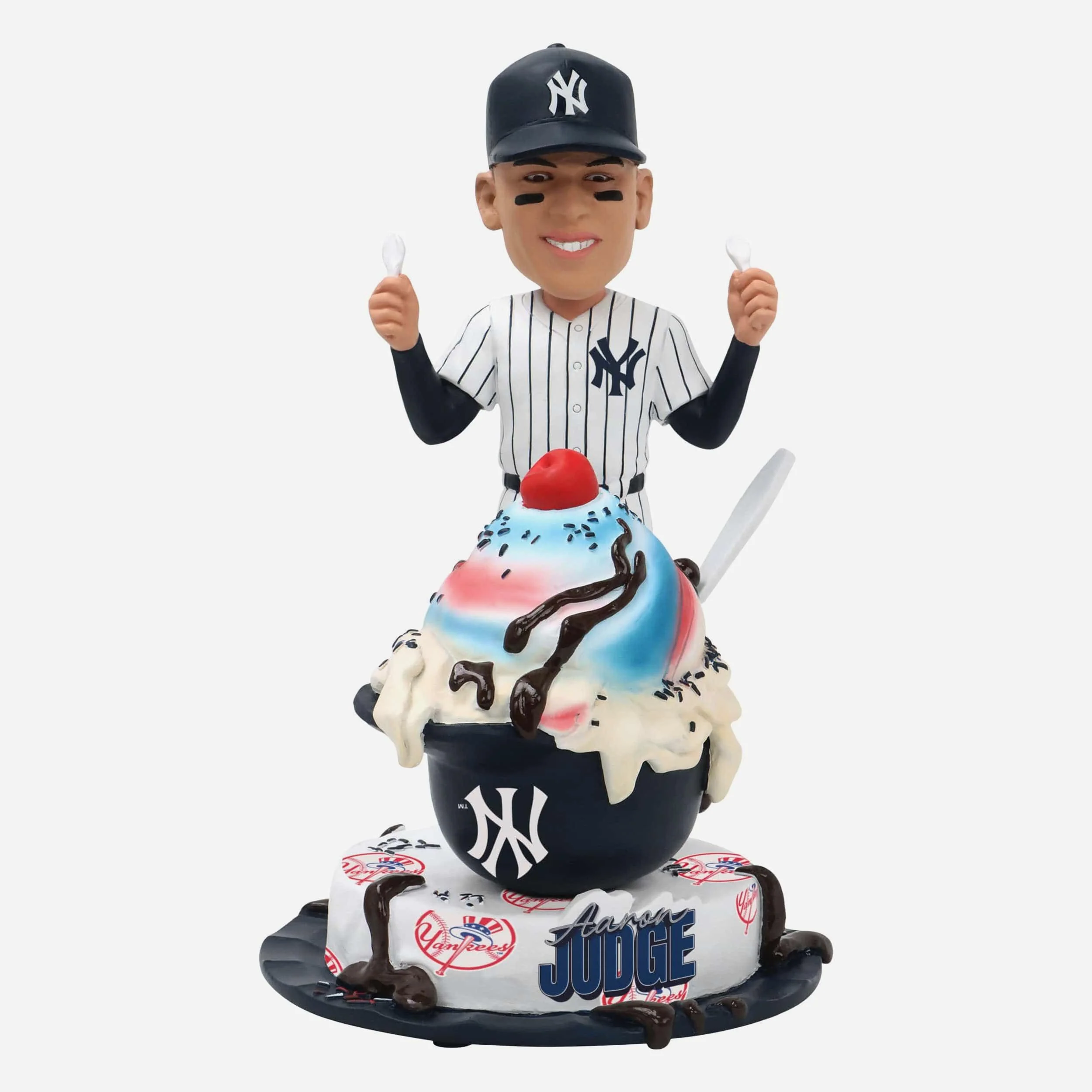 Aaron Judge New York Yankees Ice Cream Helmet Bobblehead
