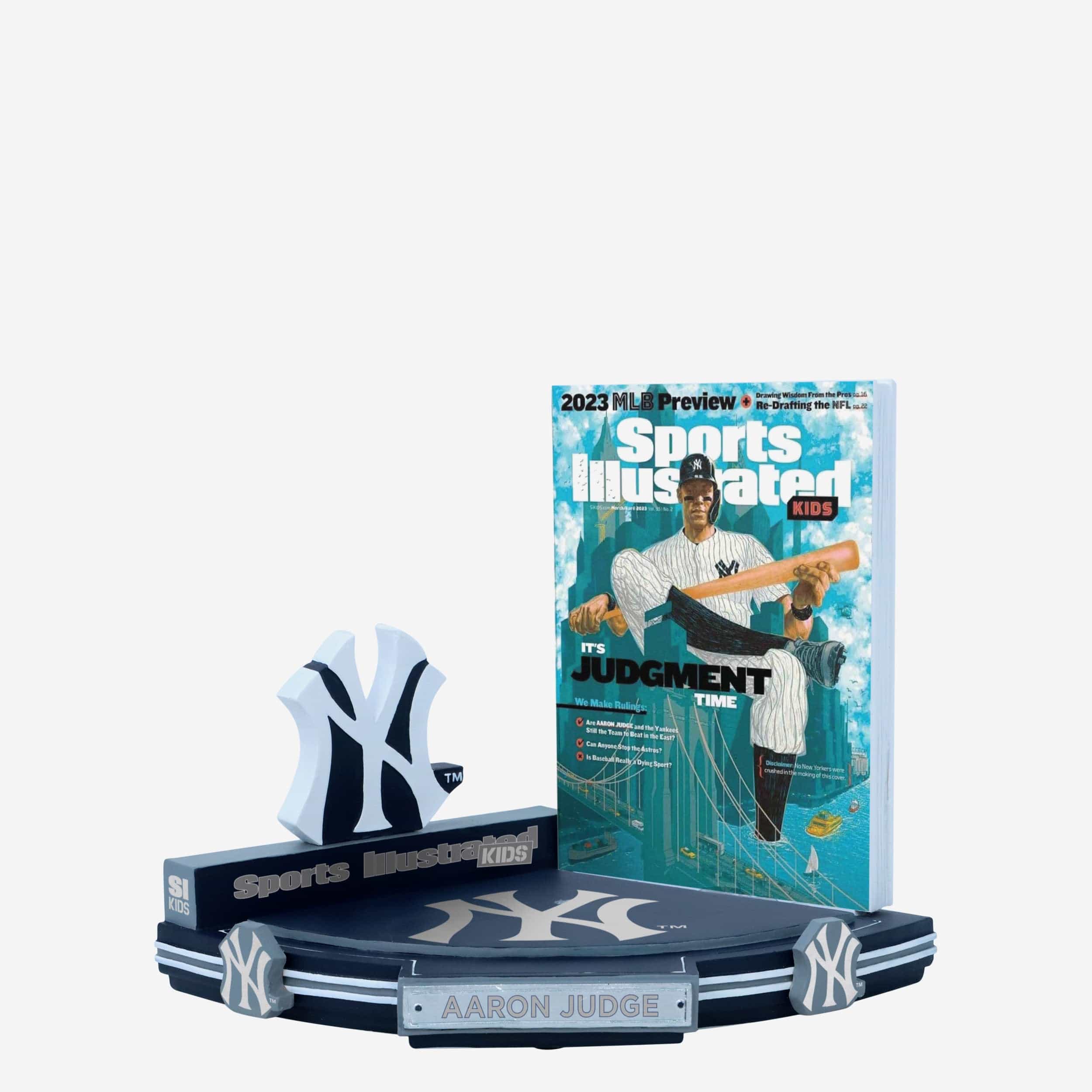 Aaron Judge New York Yankees It's Judgement Time Sports Illustrated Kids Cover Bobblehead 4 Aaron Judge New York Yankees It's Judgement Time Sports Illustrated Kids Cover Bobblehead