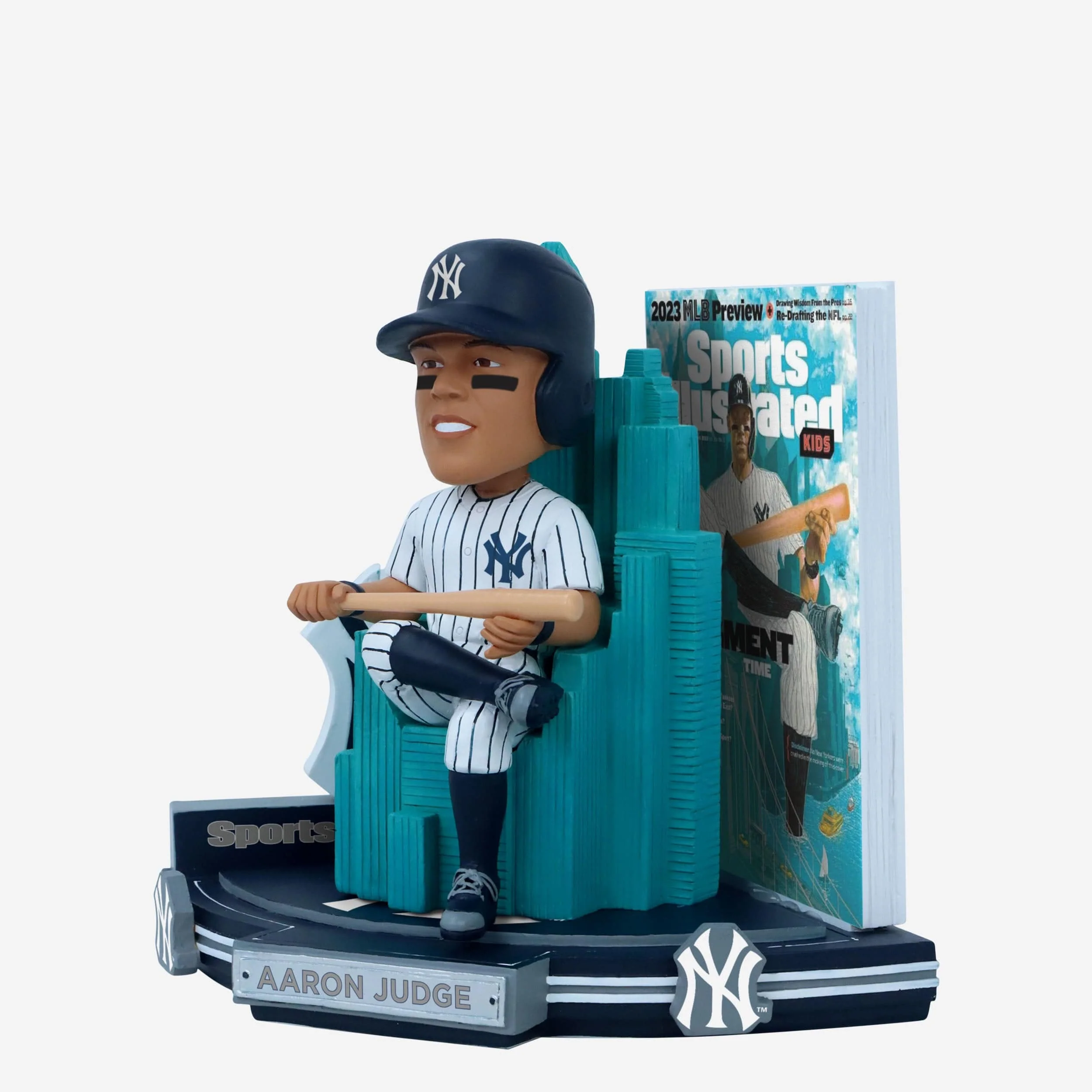 Aaron Judge New York Yankees It's Judgement Time Sports Illustrated Kids Cover Bobblehead 5 Aaron Judge New York Yankees It's Judgement Time Sports Illustrated Kids Cover Bobblehead