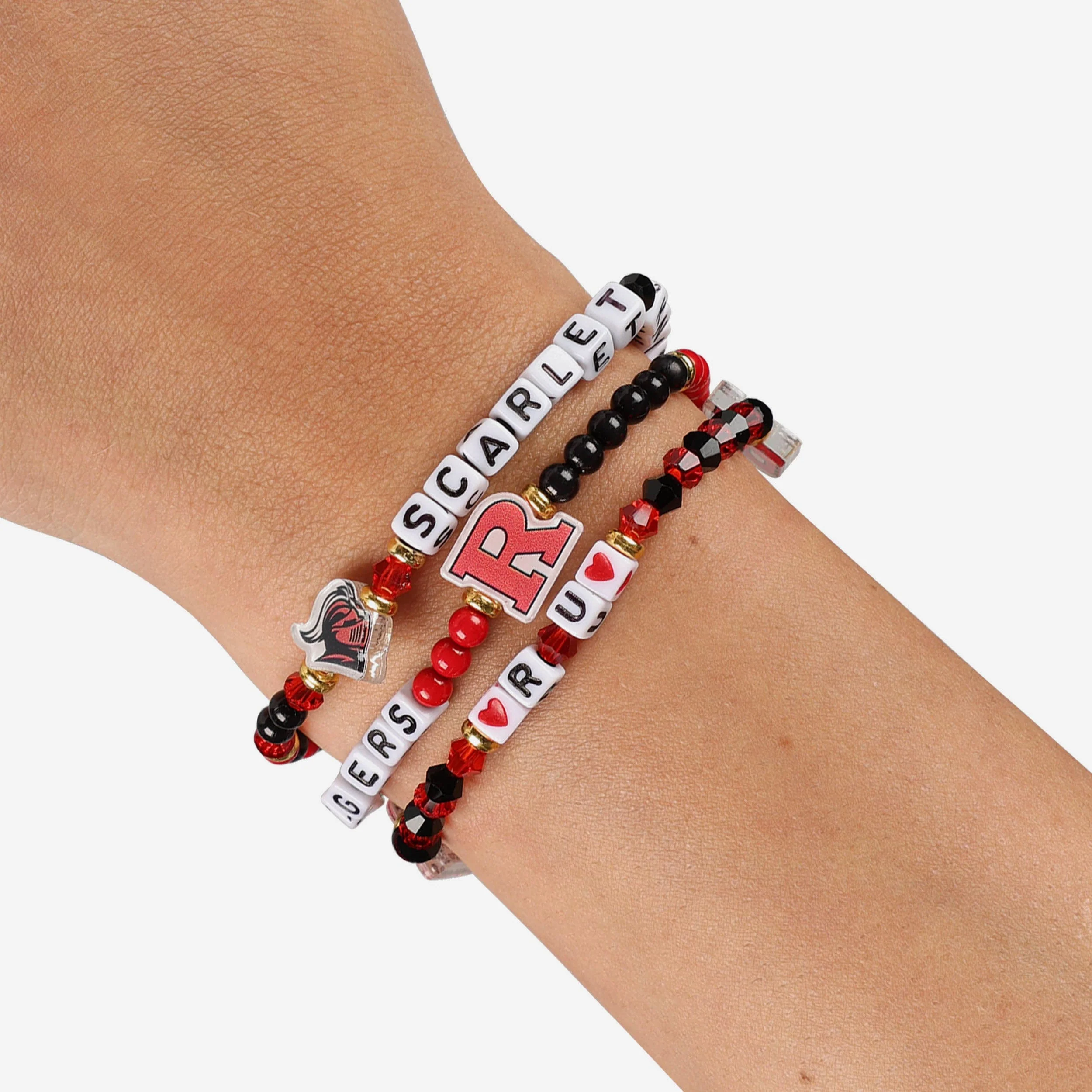 Rutgers Scarlet Knights 3 Pack Friendship Bracelet 4 Rutgers Scarlet Knights 3 Pack Friendship Bracelet
