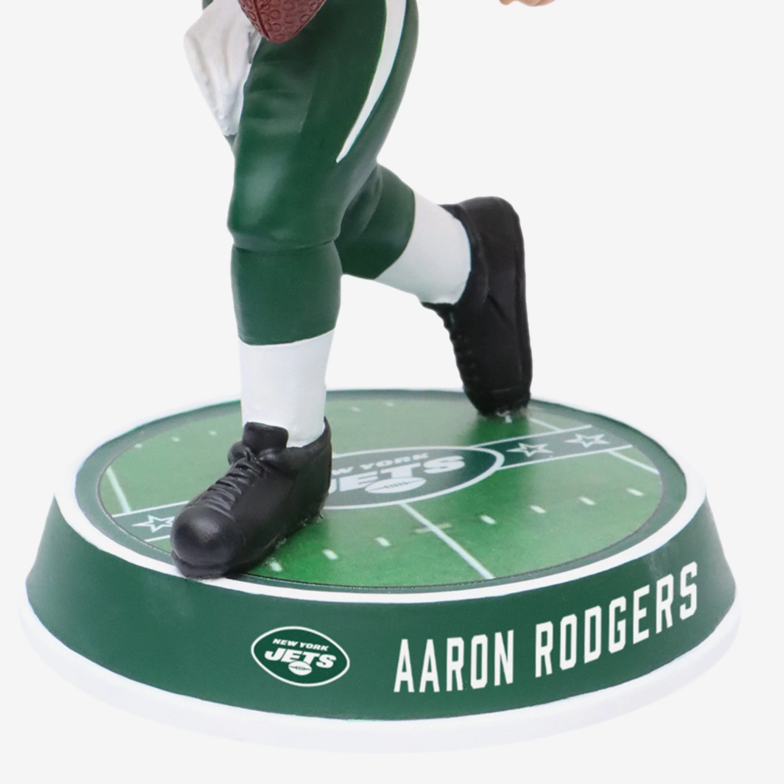 Aaron Rodgers New York Jets Field Stripe Bighead Bobblehead 3 Aaron Rodgers New York Jets Field Stripe Bighead Bobblehead