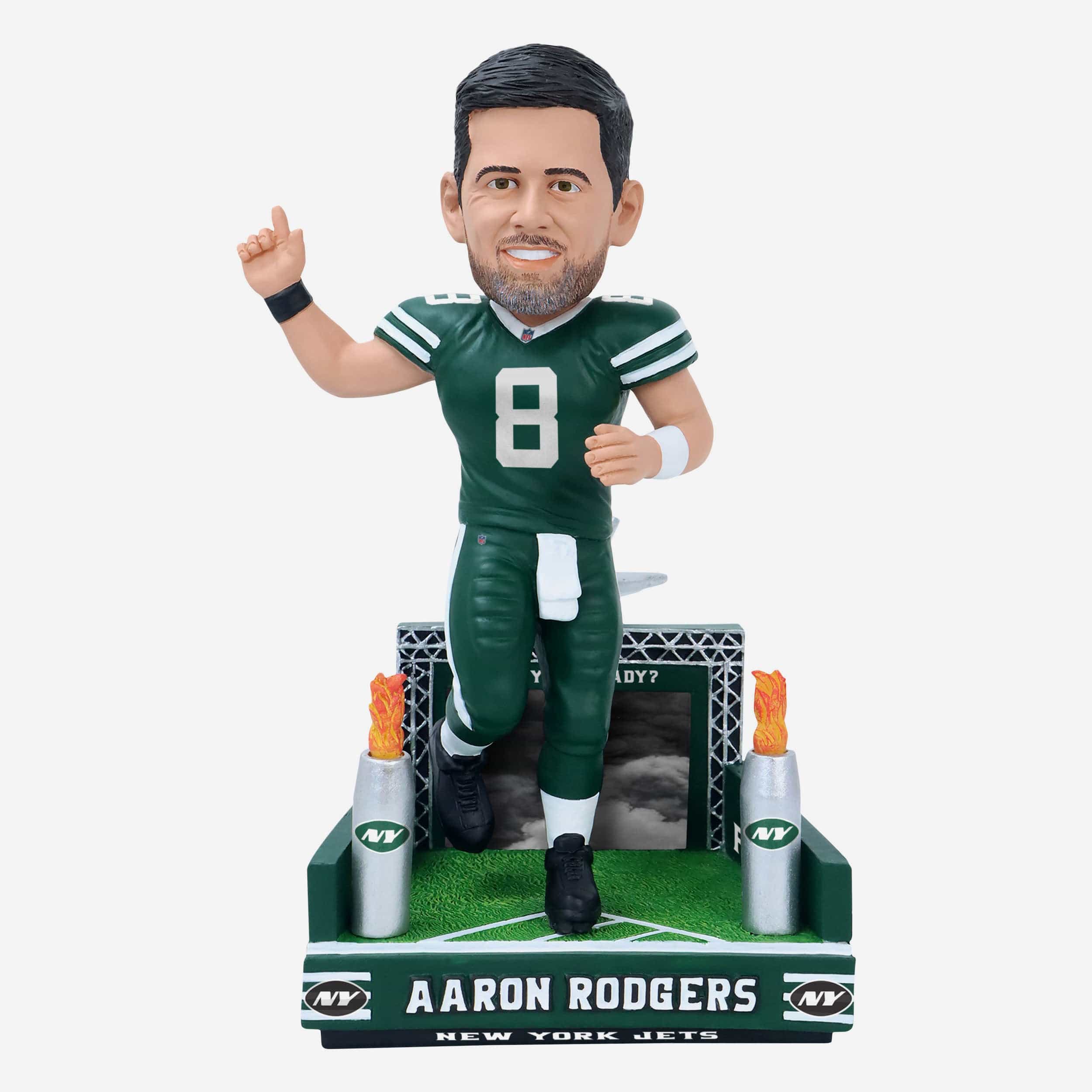 Aaron Rodgers New York Jets Tunnel Entrance Bobblehead