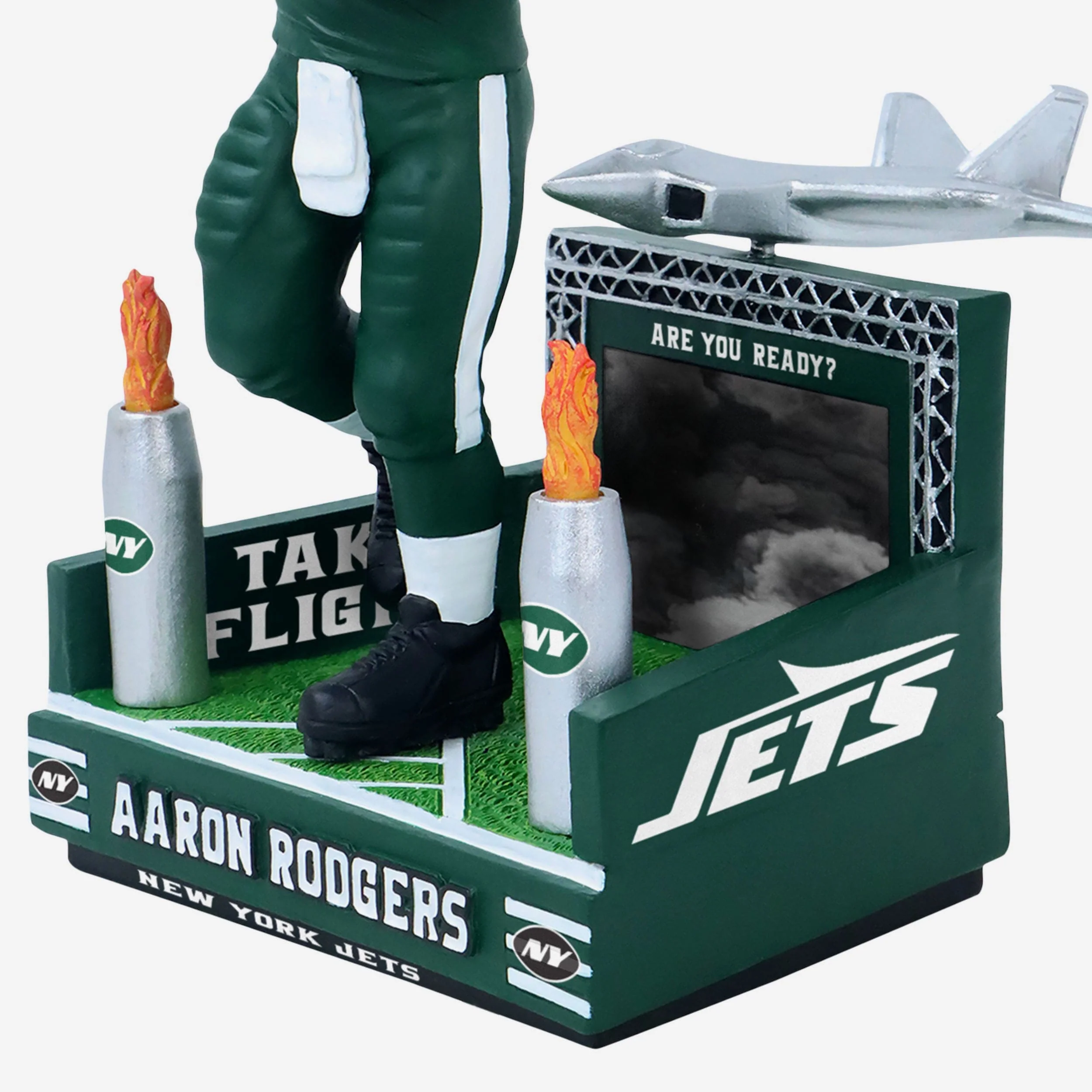 Aaron Rodgers New York Jets Tunnel Entrance Bobblehead 3 Aaron Rodgers New York Jets Tunnel Entrance Bobblehead