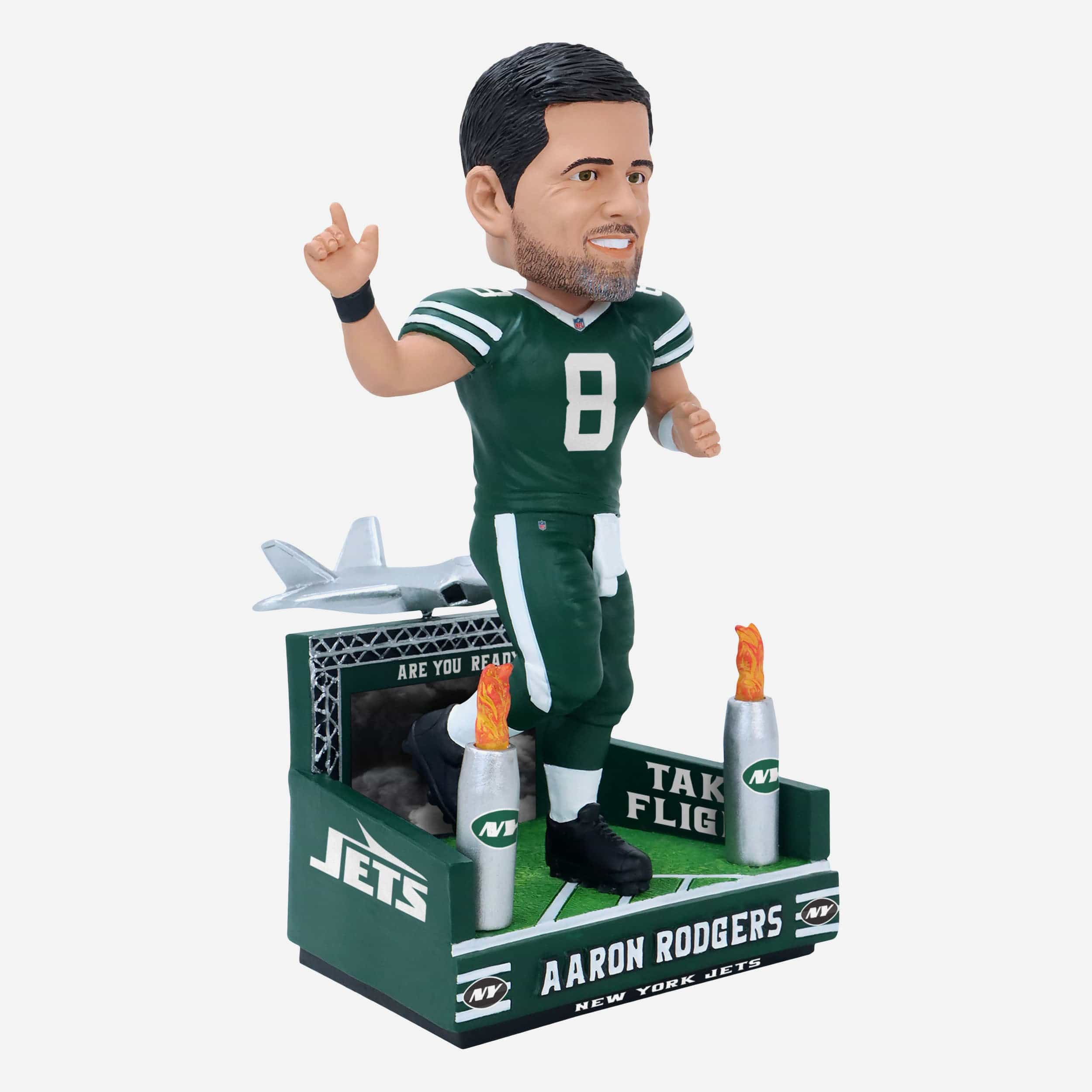 Aaron Rodgers New York Jets Tunnel Entrance Bobblehead 4 Aaron Rodgers New York Jets Tunnel Entrance Bobblehead