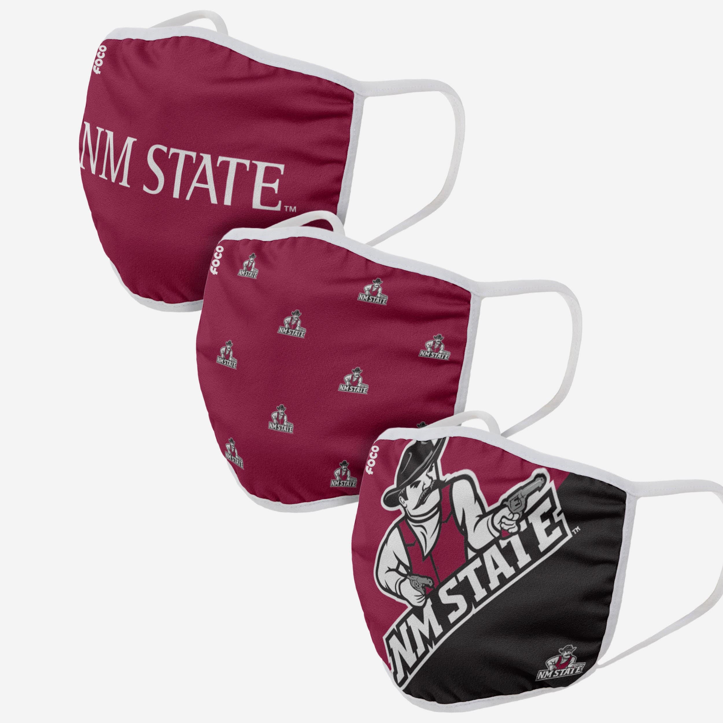 New Mexico State Aggies 3 Pack Face Cover