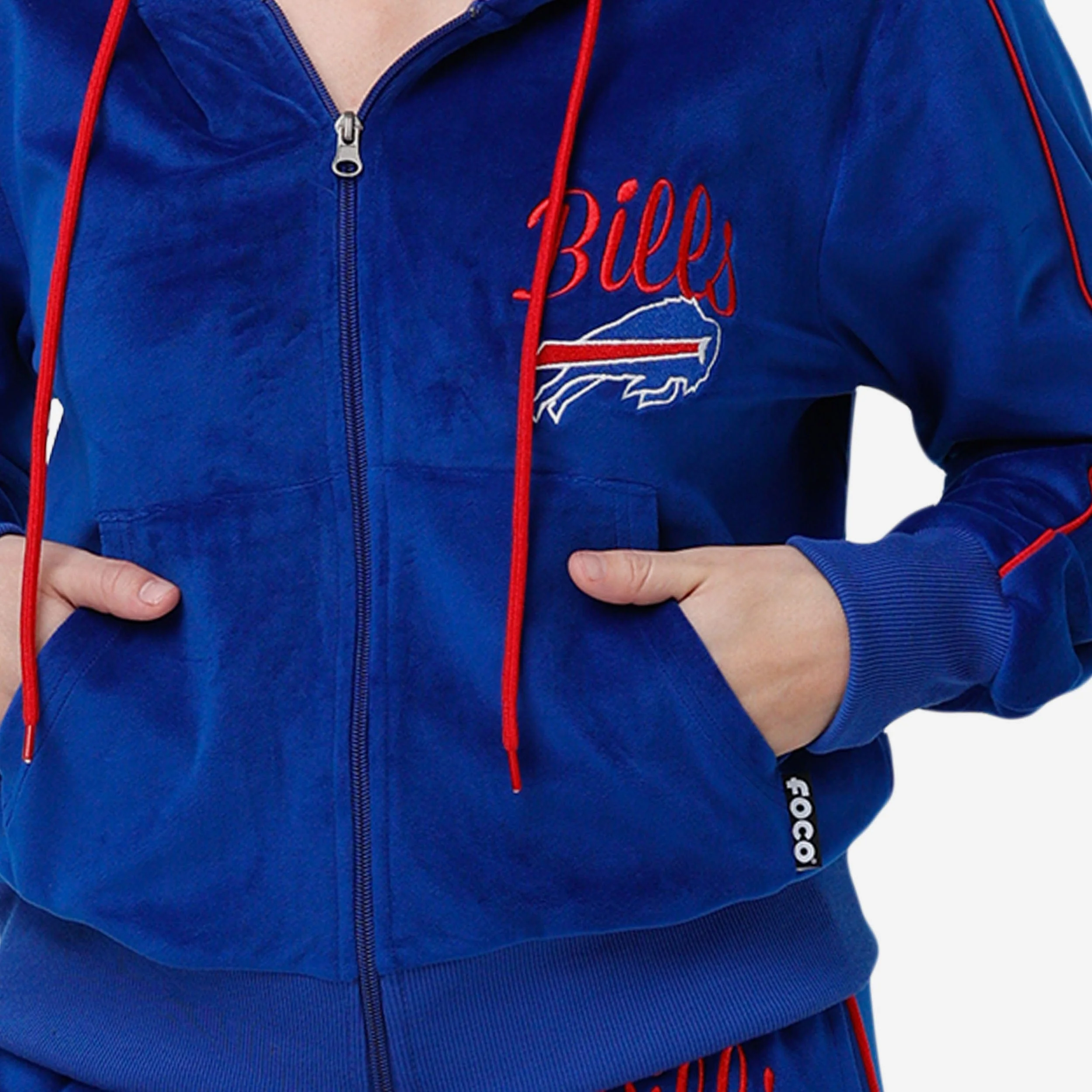 Buffalo Bills Womens Velour Zip Up Top 3 Buffalo Bills Womens Velour Zip Up Top