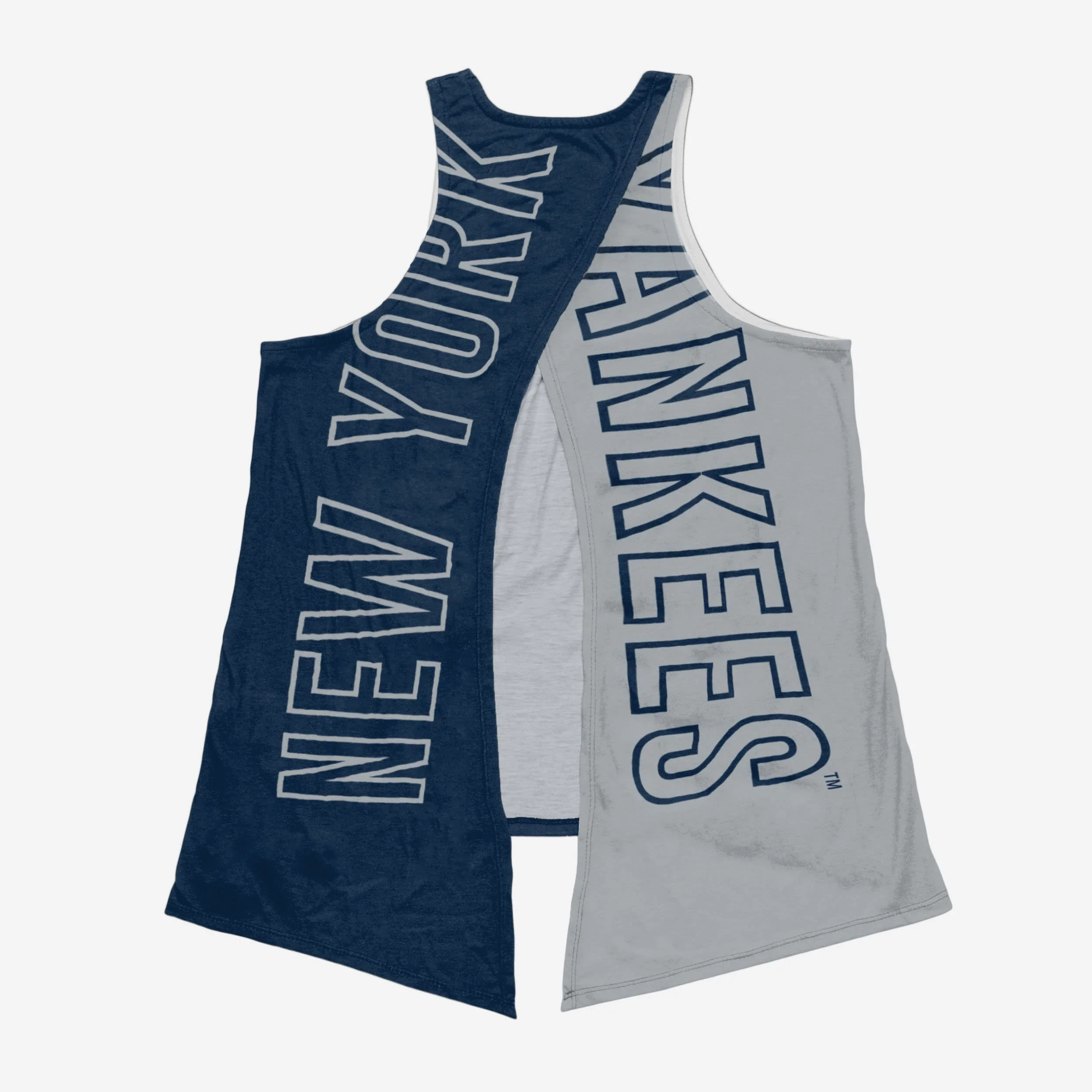 New York Yankees Womens Tie-Breaker Sleeveless Top 3 New York Yankees Womens Tie-Breaker Sleeveless Top