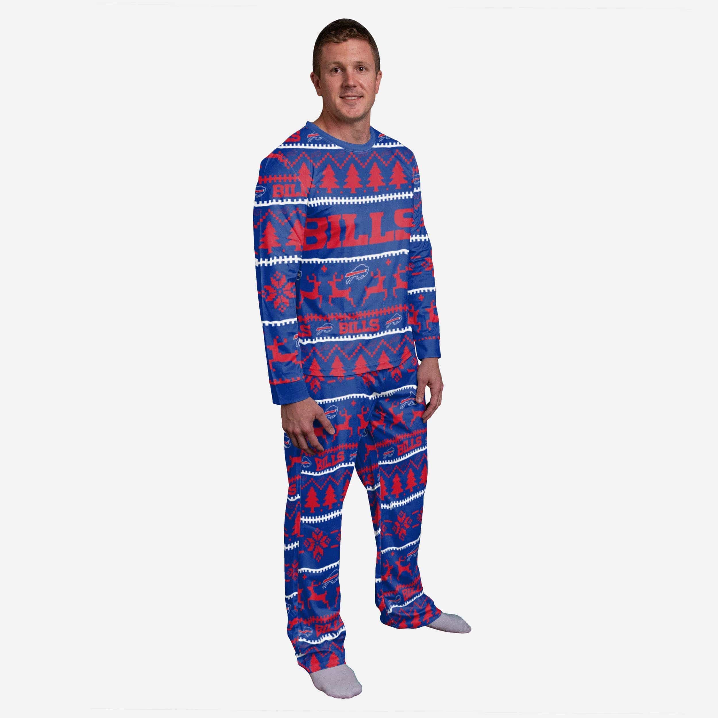 Buffalo Bills Family Holiday Pajamas 1 Buffalo Bills Family Holiday Pajamas