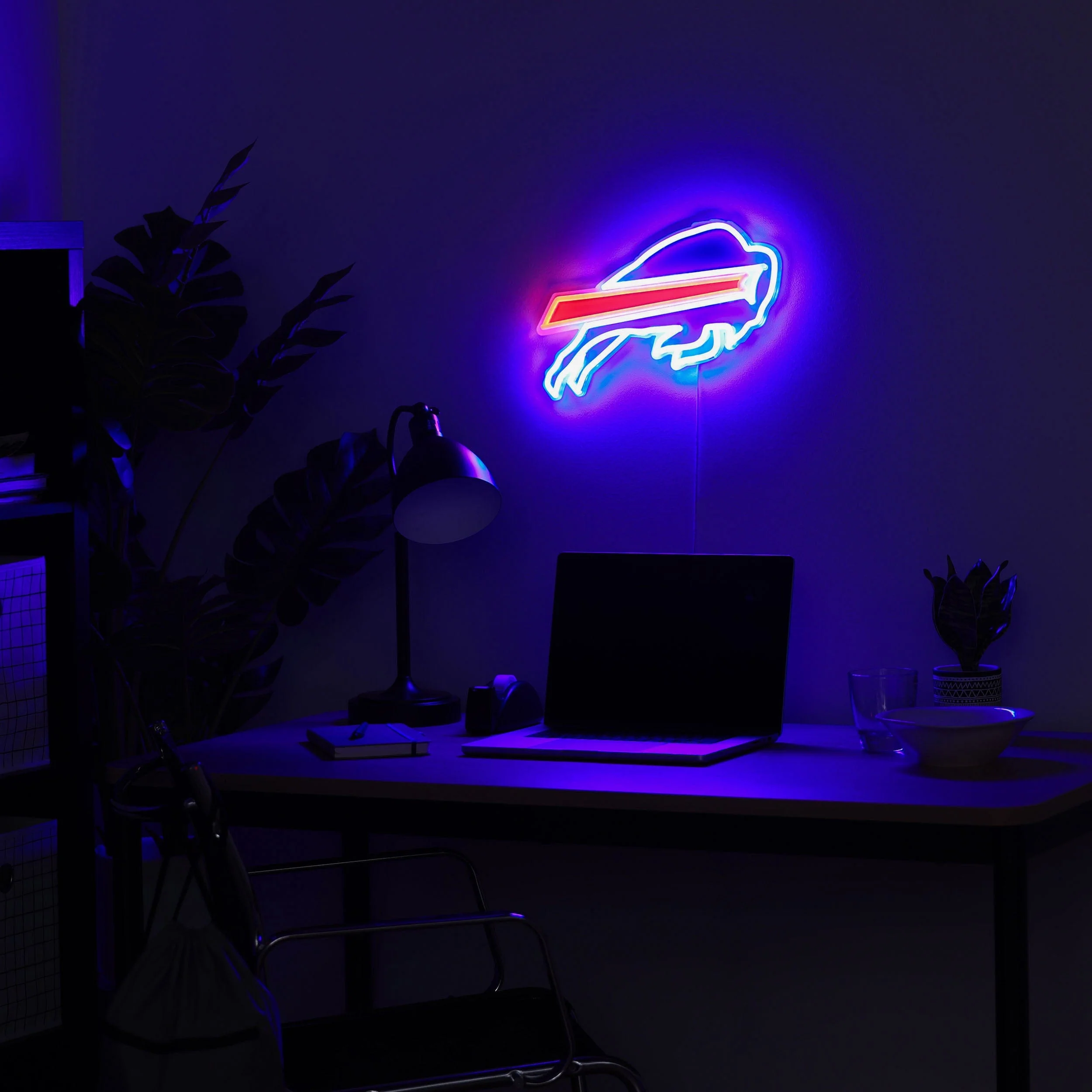Buffalo Bills LED Neon Light Up Team Logo Sign 3 Buffalo Bills LED Neon Light Up Team Logo Sign