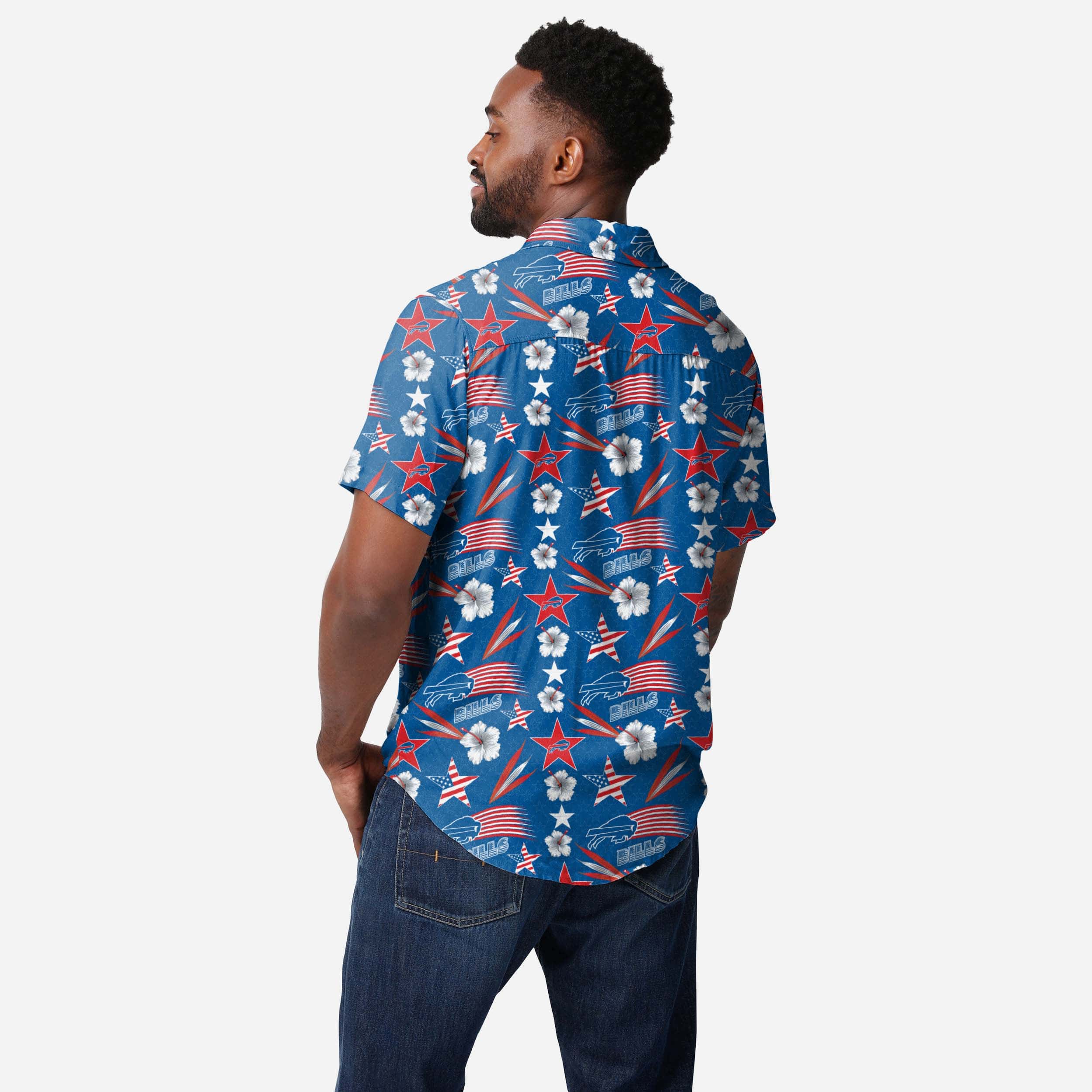 Buffalo Bills Americana Button Up Shirt 2 Buffalo Bills Americana Button Up Shirt