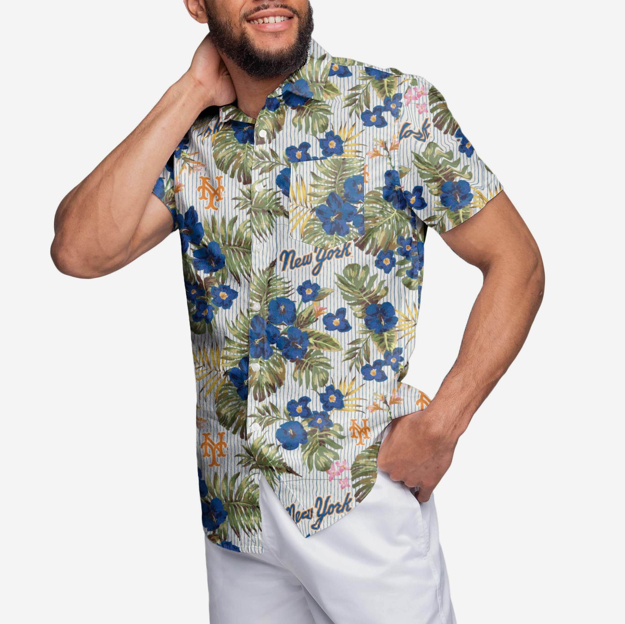 New York Mets Throwback Threads Button Up Shirt 1 New York Mets Throwback Threads Button Up Shirt