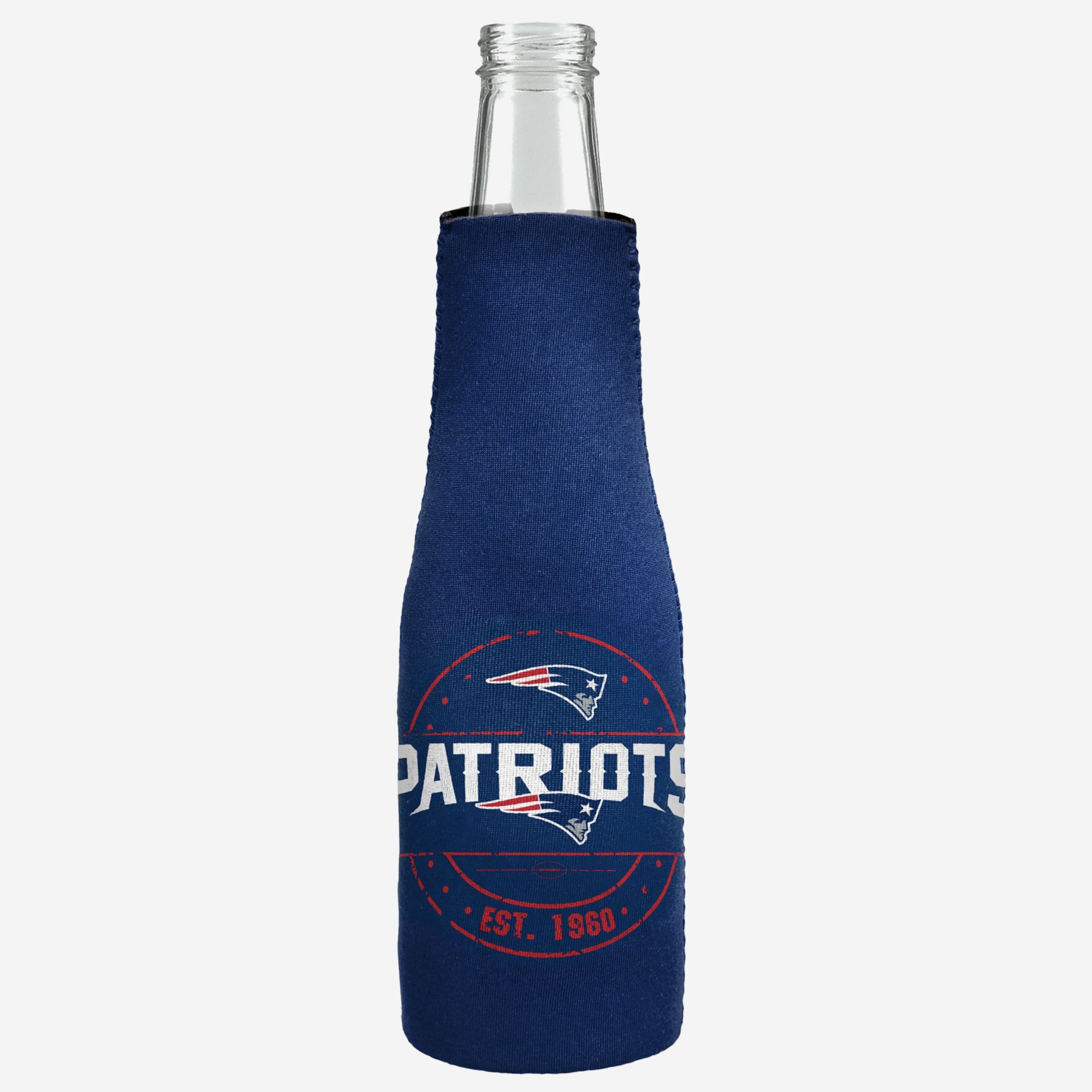 New England Patriots Insulated Zippered Bottle Holder